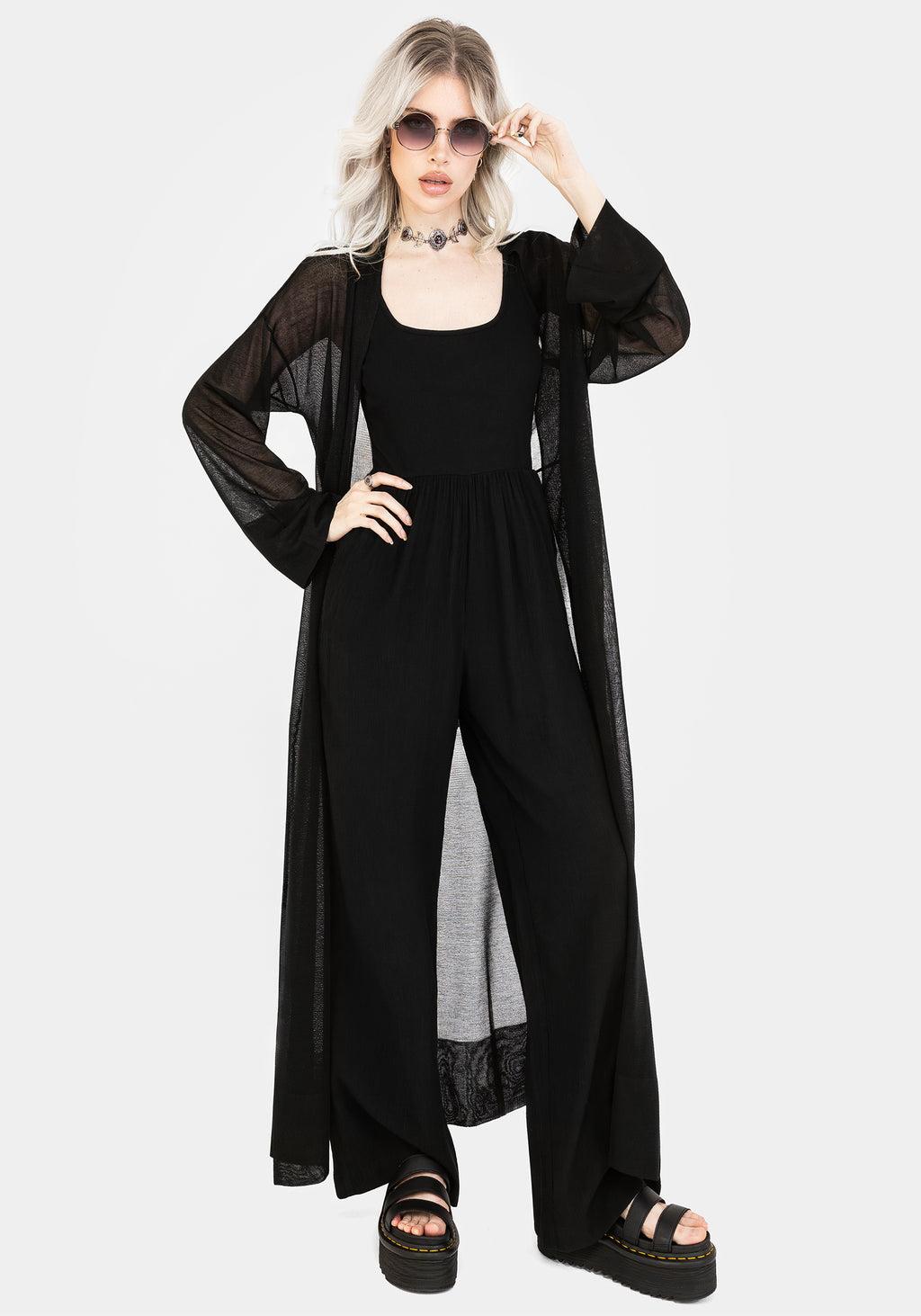 Herne Contrast Wide Leg Jumpsuit Product Image