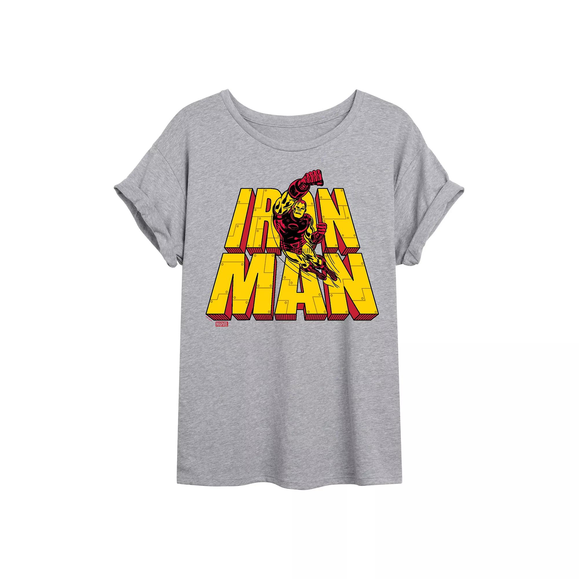 Juniors' Marvel Iron Man Over Product Image