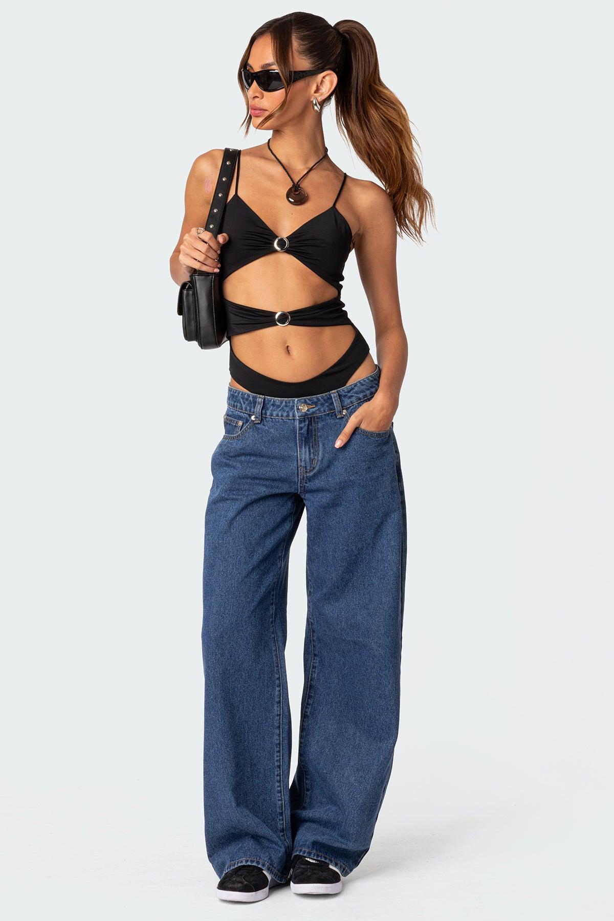 Amethyst Cut Out Bodysuit Product Image