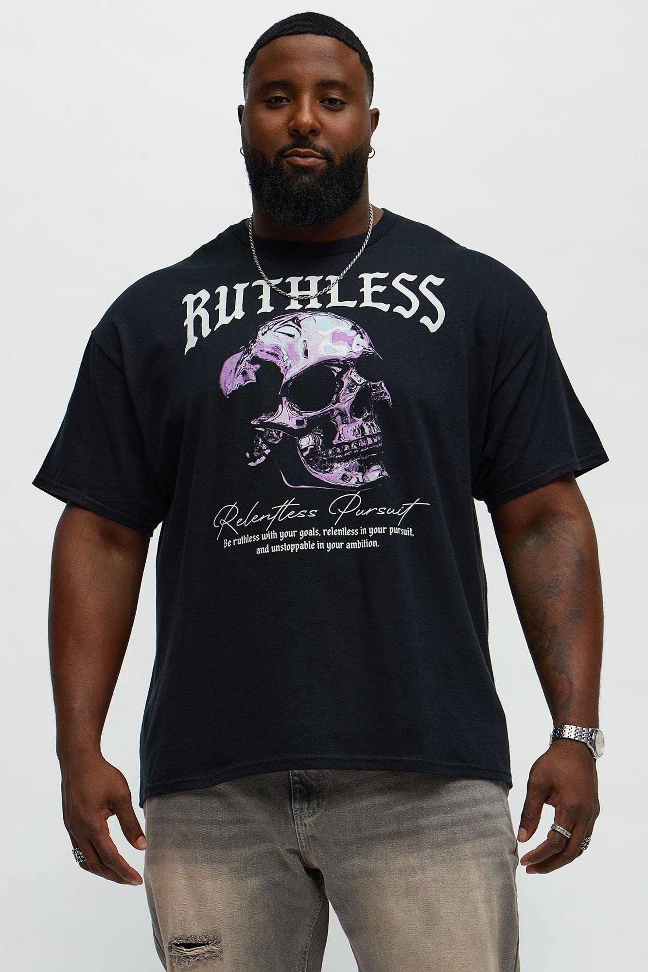 Ruthless Pursuit Short Sleeve Tee - Black Product Image