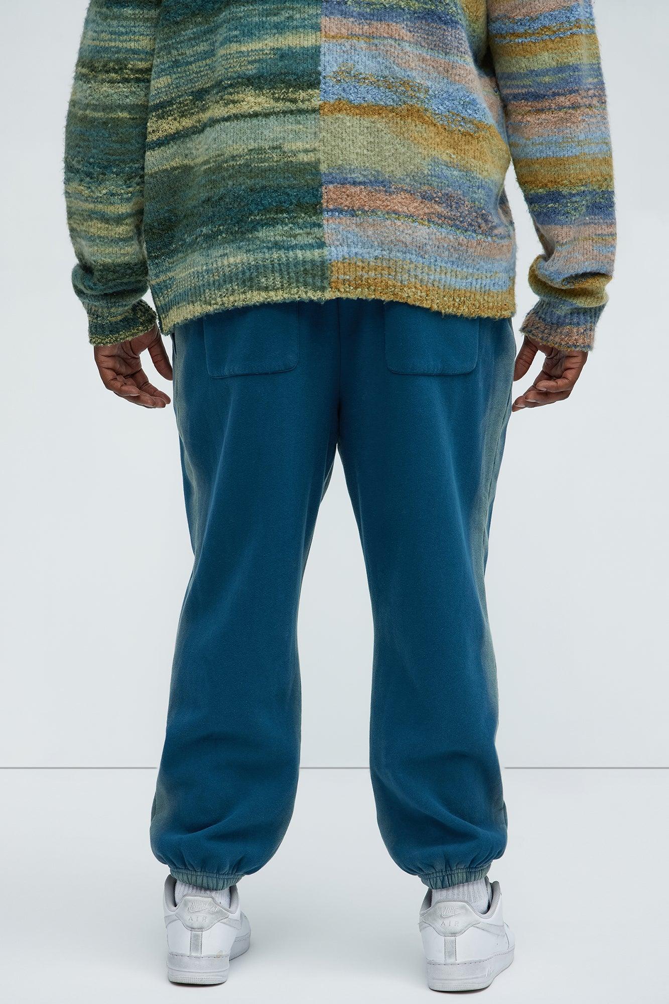 Raynor Tyson Dirty Wash Relaxed Jogger - Blue Product Image