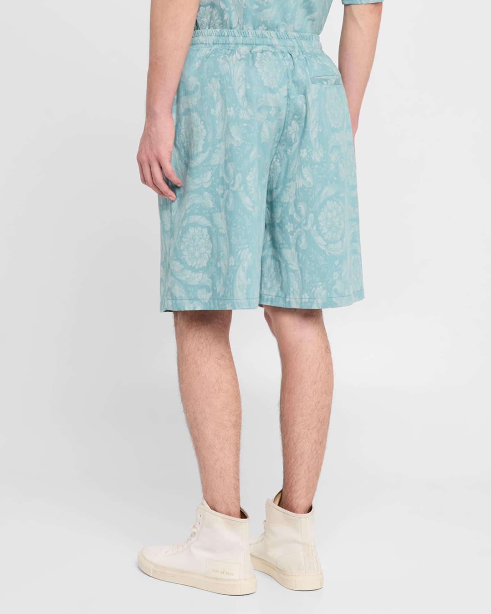 Men's Barocco Denim Camp Shirt Product Image