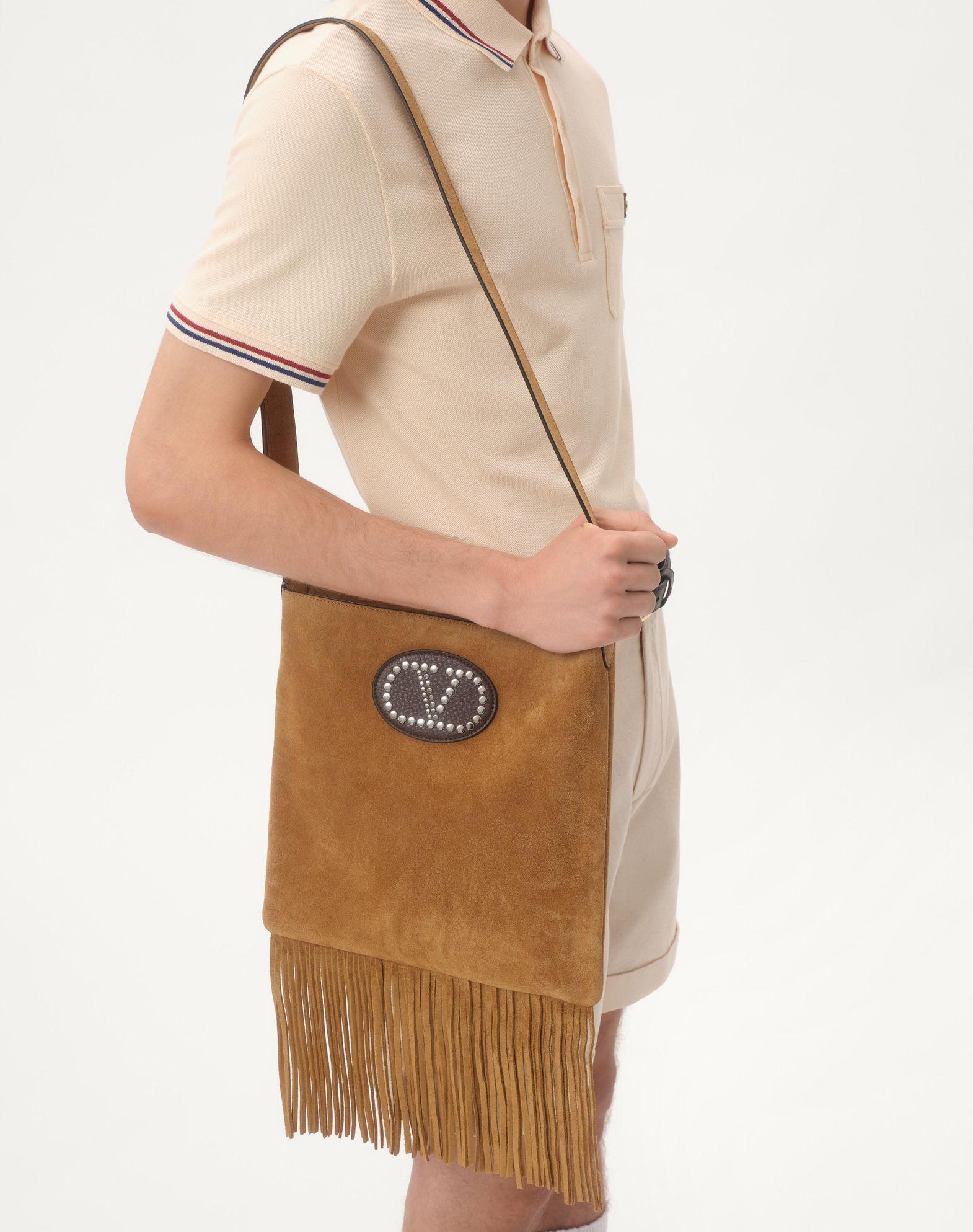 Cotton Piqué Polo Shirt With Vlogo Patch Product Image