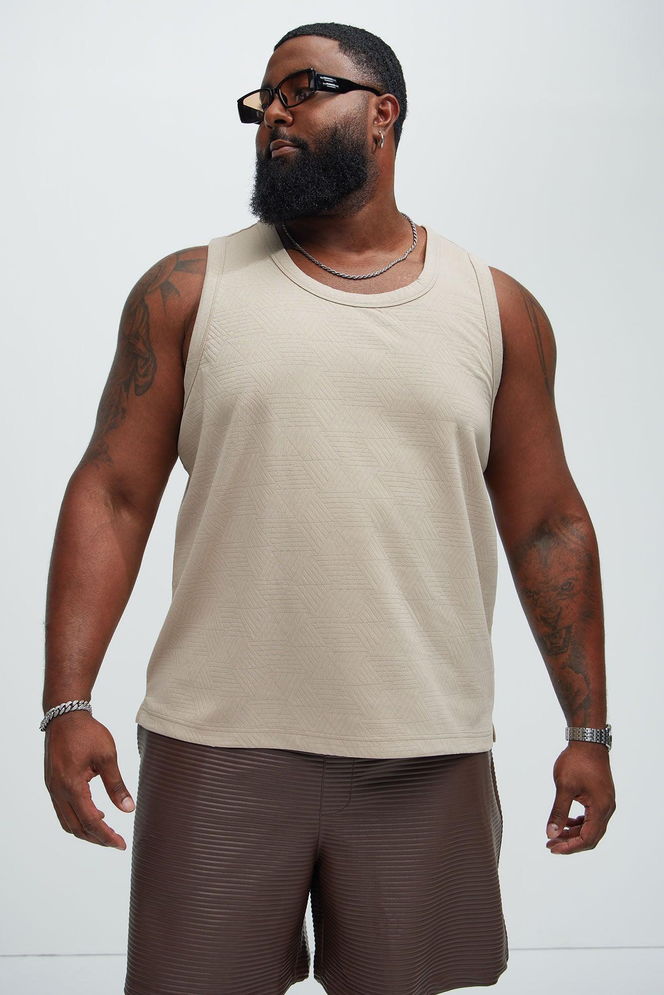 Kodi Textured Tank - Taupe Product Image