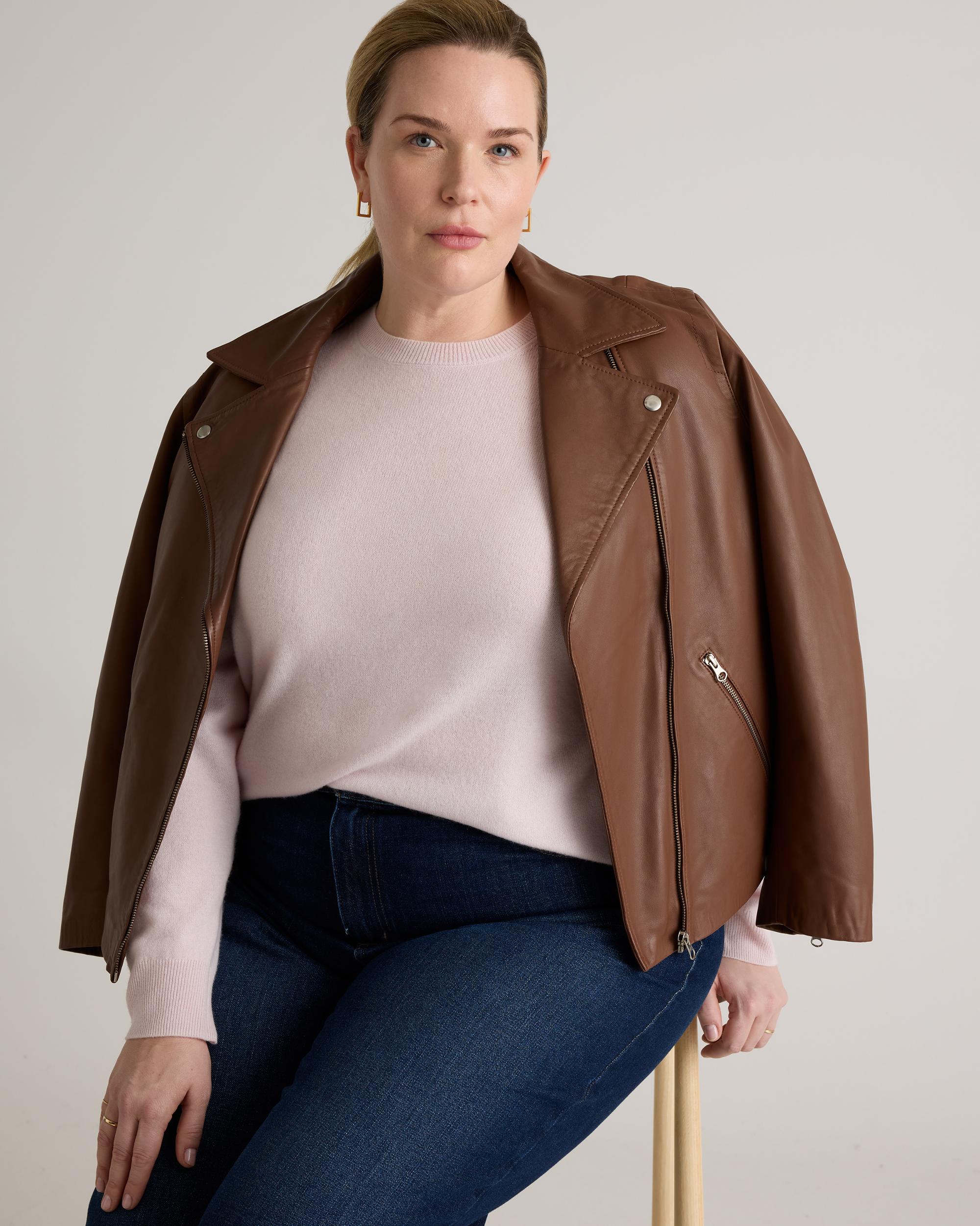 Quince | Women's Mongolian Cashmere Crewneck Sweater Product Image