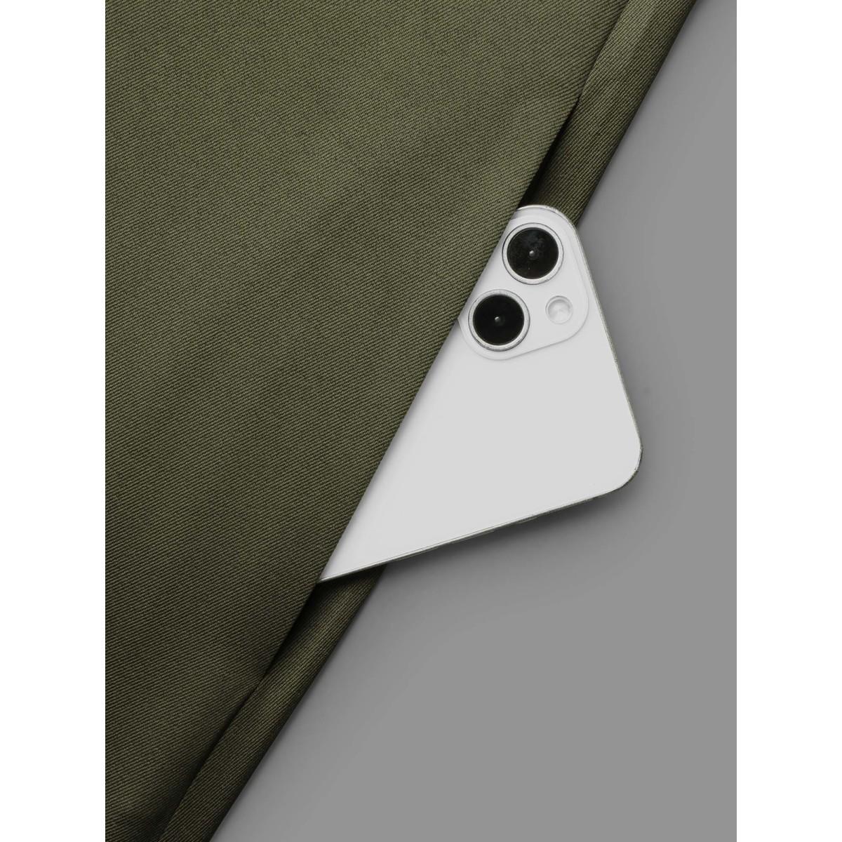 Plus Size Solid Lapel Collar Pockets Coat Women ArmyGreen Elegant Button Loose Ladies Everyday Winter Coats BloomChic 22-24/3X Product Image