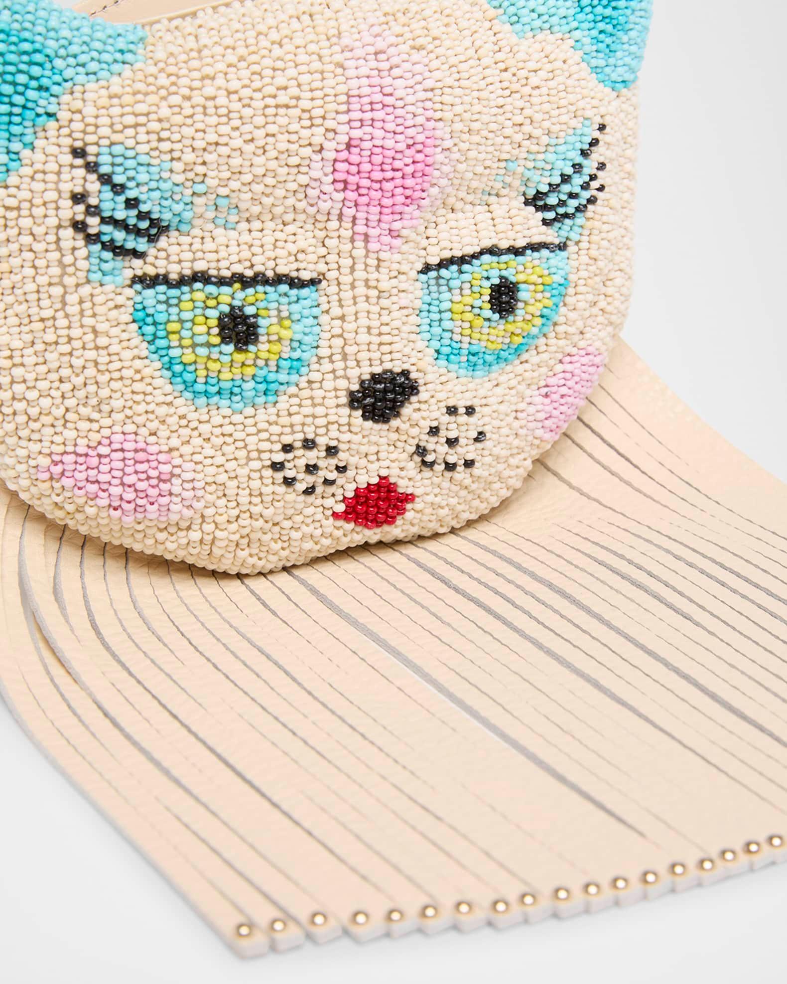 Le Chat de La Maison Beaded Clutch Bag Product Image