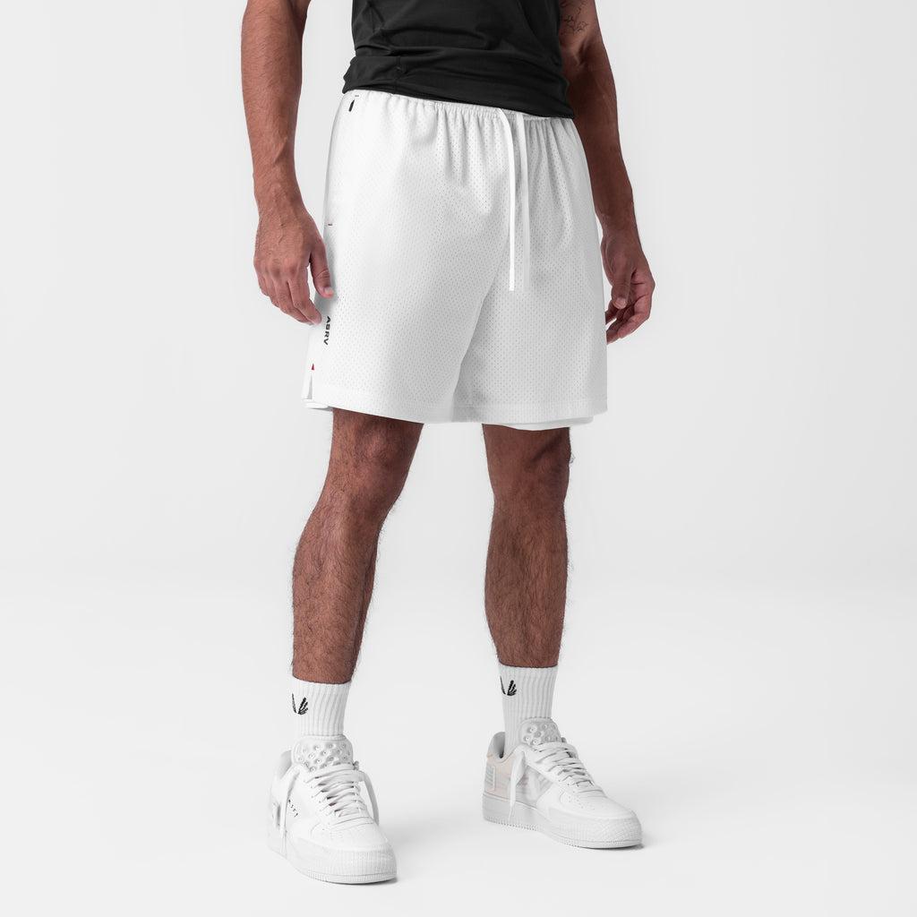 0988. Reversible 2-in-1 Short - White Male Product Image