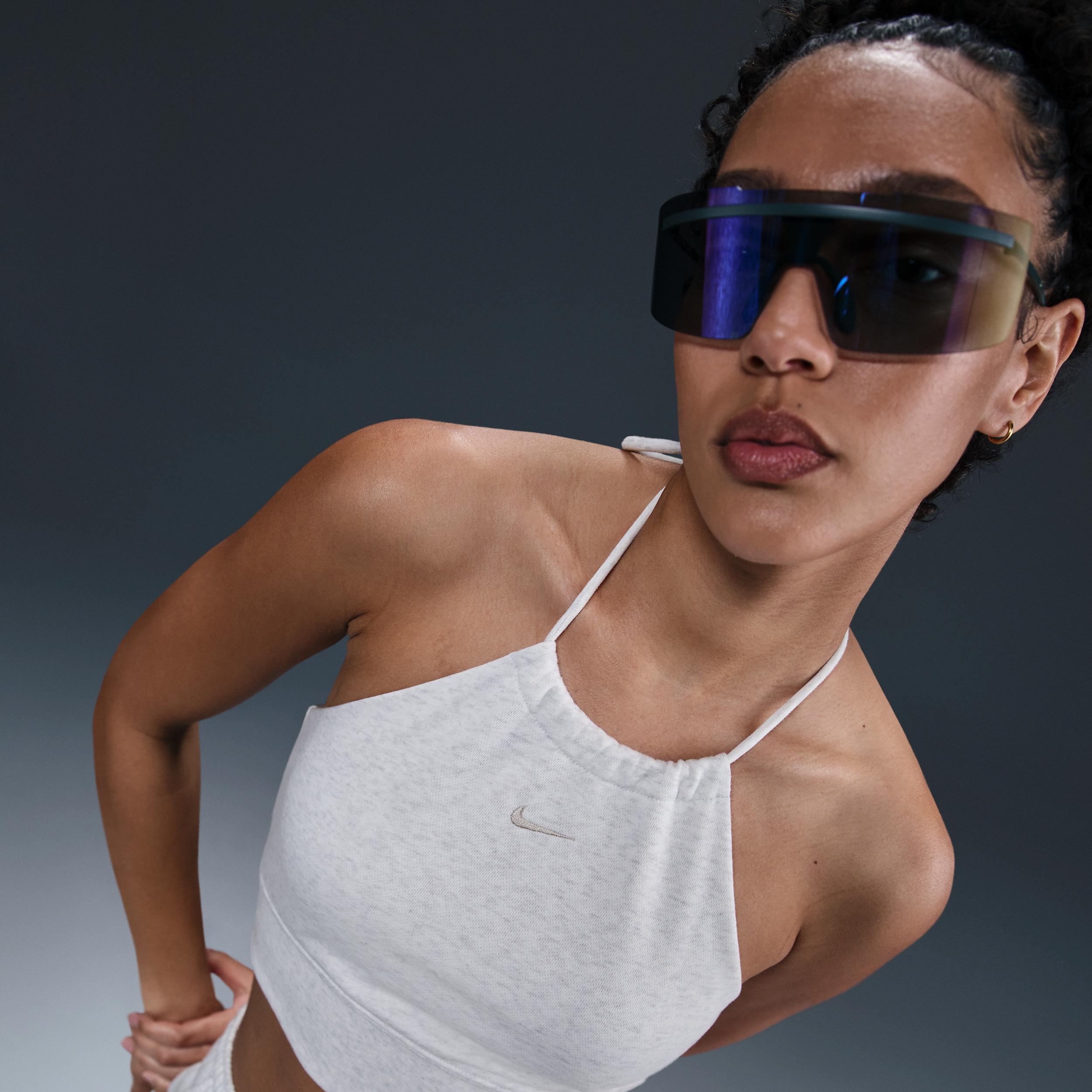 Womens Nike Sportswear Chill Terry Slim Cropped French Terry Halter Top | HJ1211-051 Product Image
