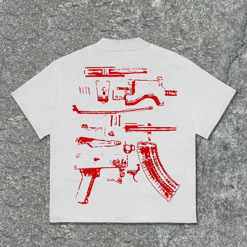 Vintage In Draco We Trust Graphic Cotton T-Shirt Product Image