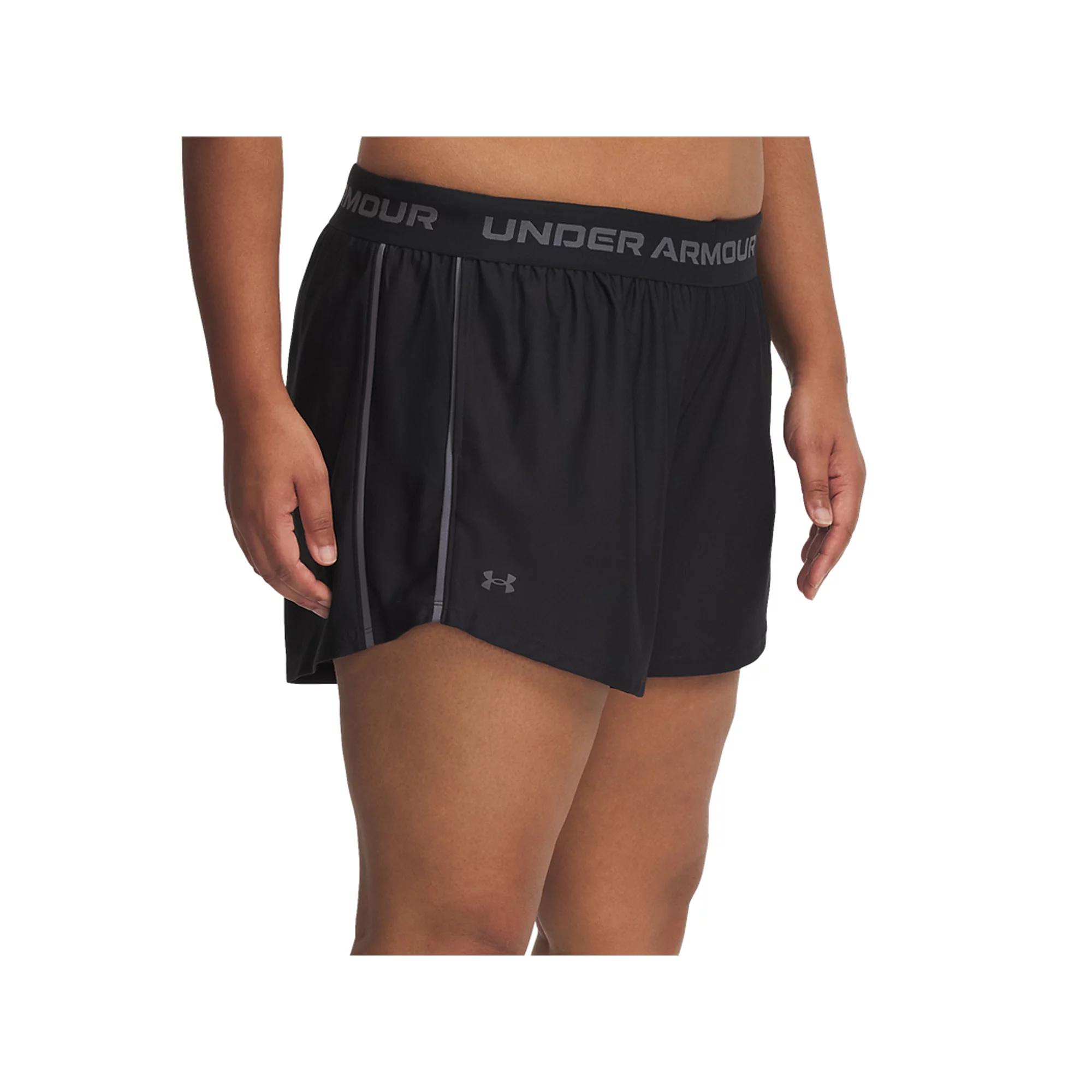 Plus Size Under Armour Tech™ Play Up Shorts, Women's, Size: 2XL, Black Product Image