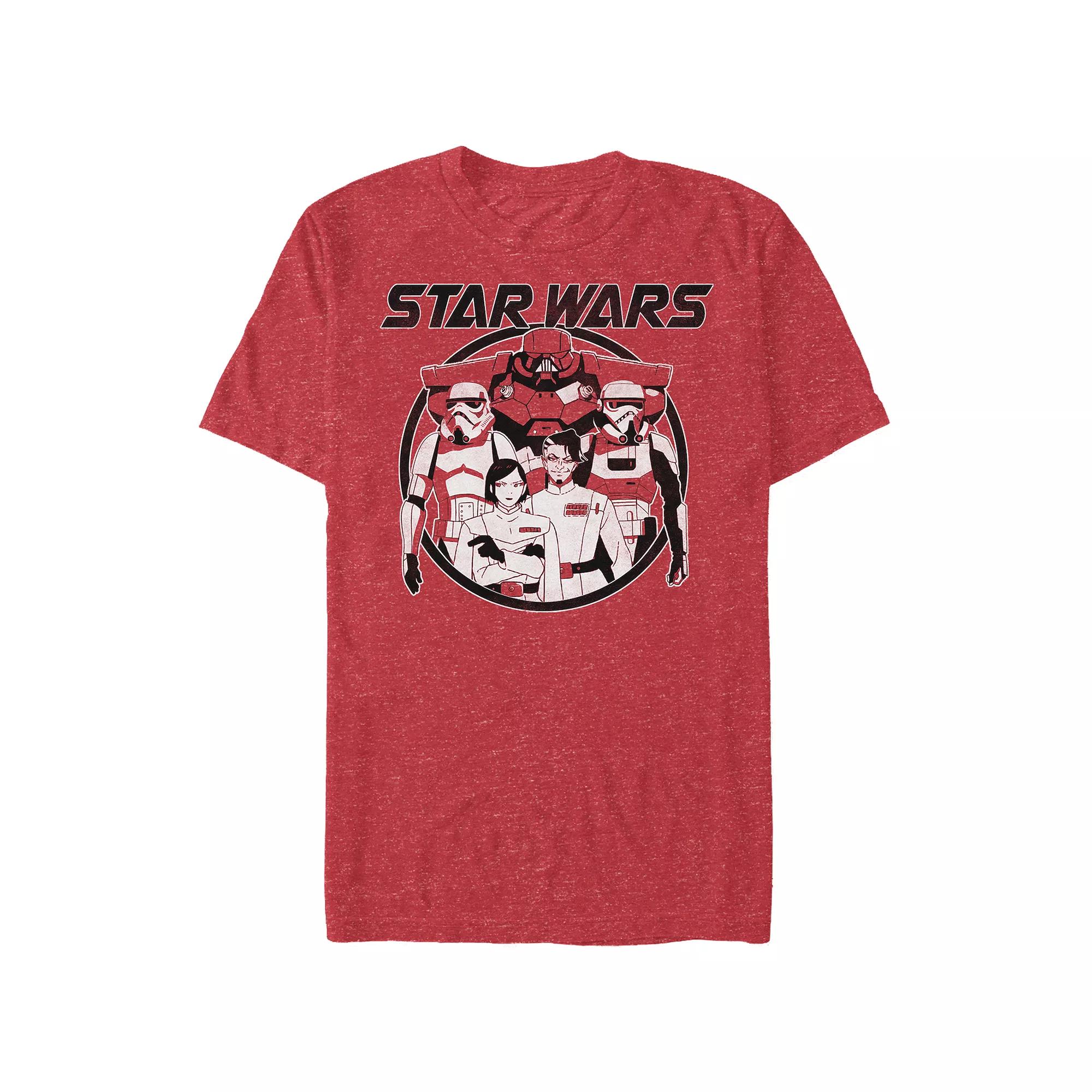 Big & Tall Star Wars Dark Side Anime Style Graphic Tee, Men's,  Product Image