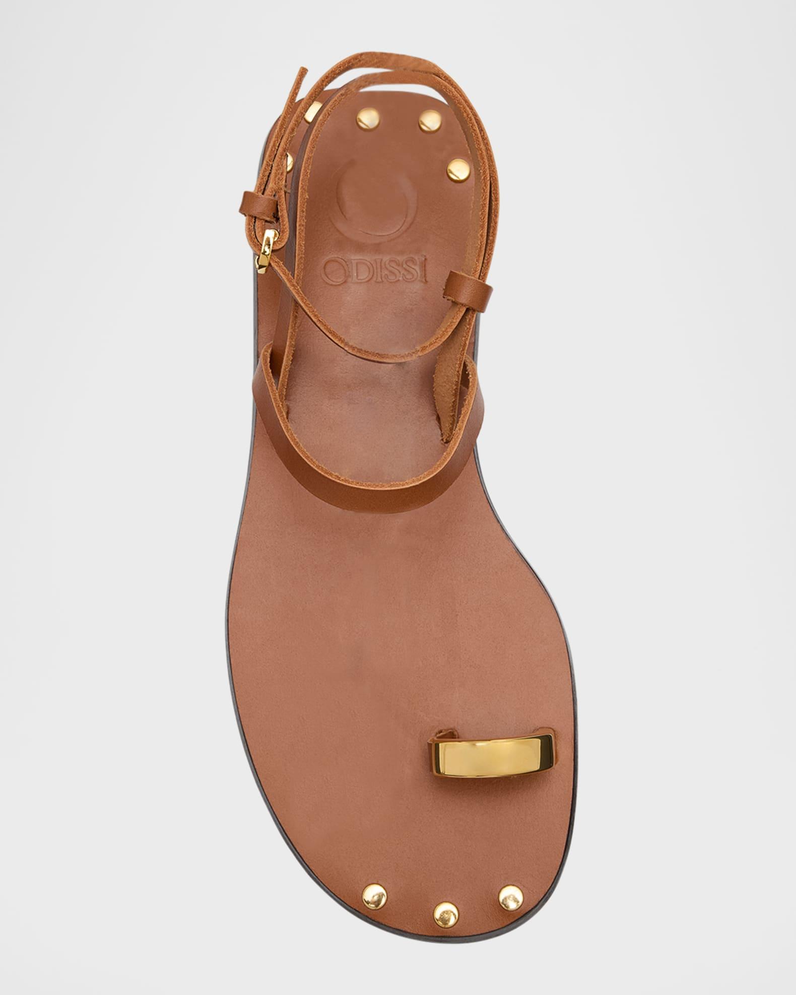 Fara Toe-Ring Flat Sandals Product Image