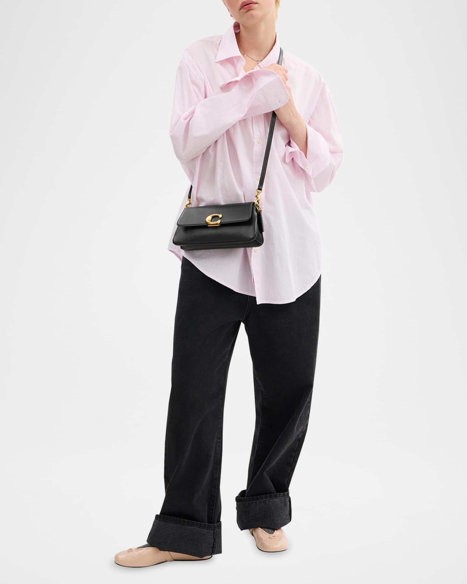 Jet Refined Calf Leather Shoulder Bag Product Image