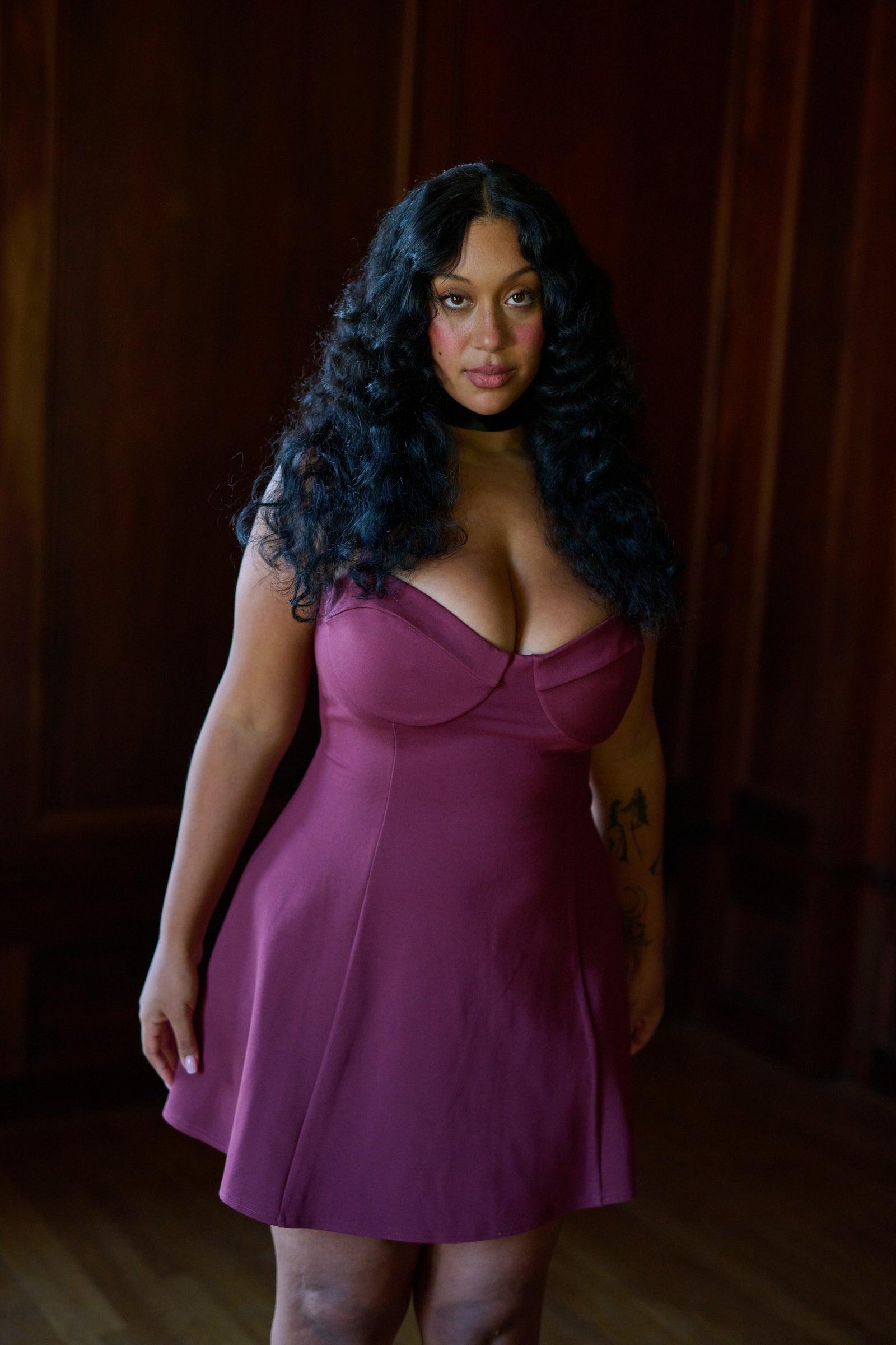 The Bordeaux Chateau Dress Product Image