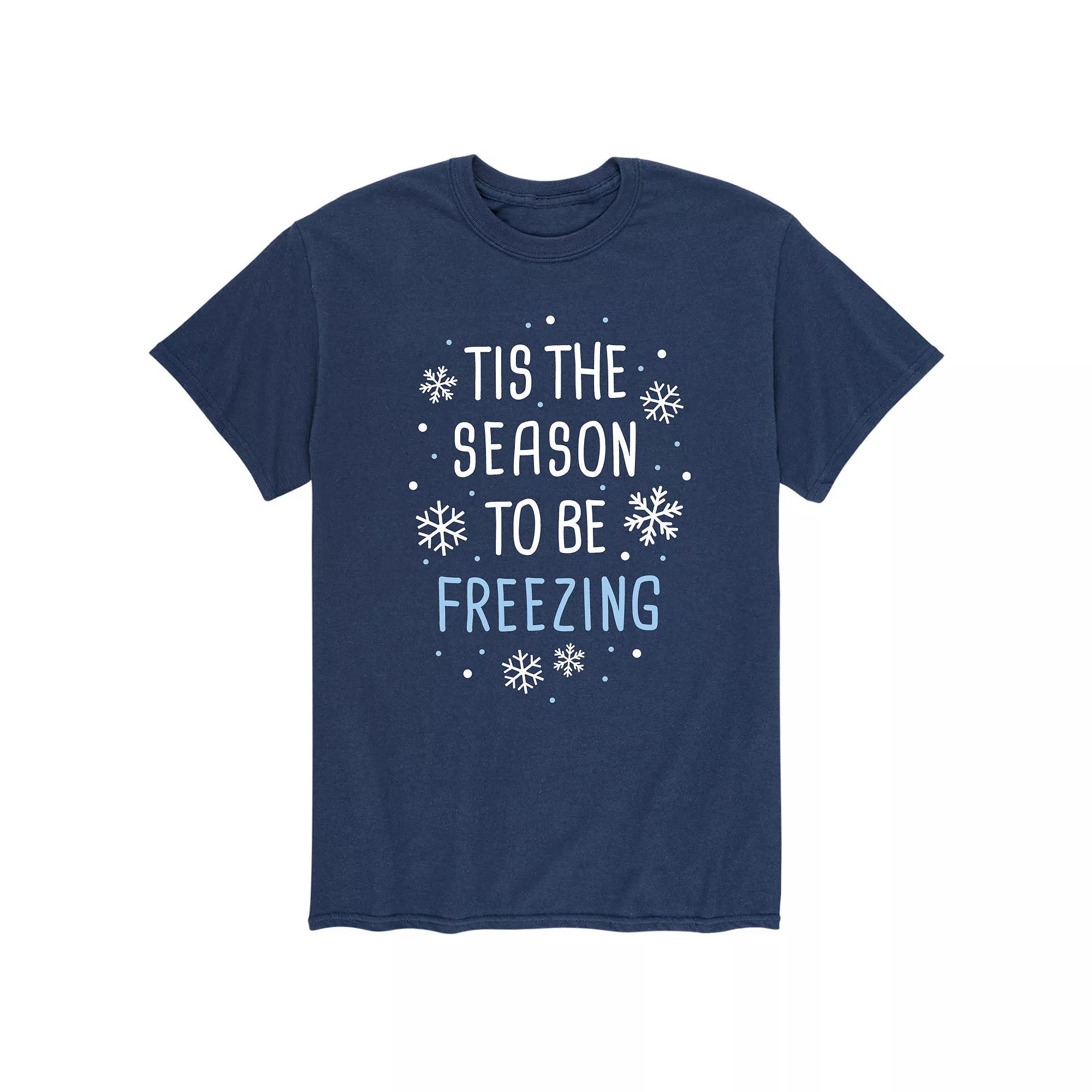 Men's Tis The Season Freezing Tee,  Product Image