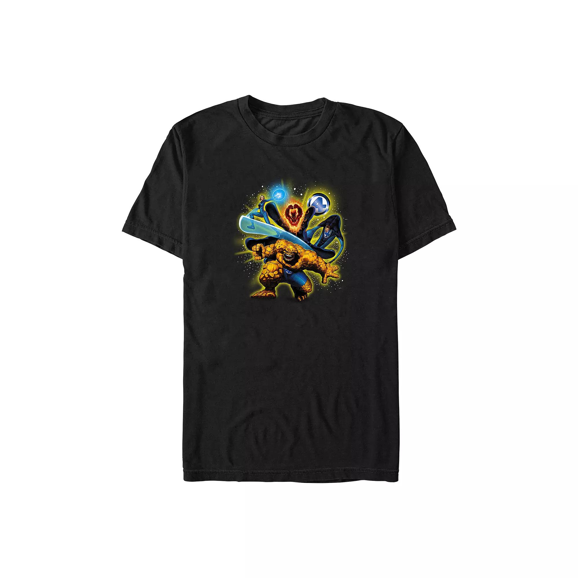 Big & Tall Marvel Fantastic Four Cosmic Team Graphic Tee, Men's,  Product Image