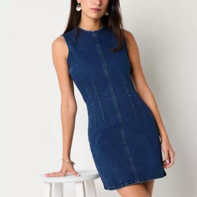a.n.a Womens Sleeveless Midi Sheath Dress Product Image