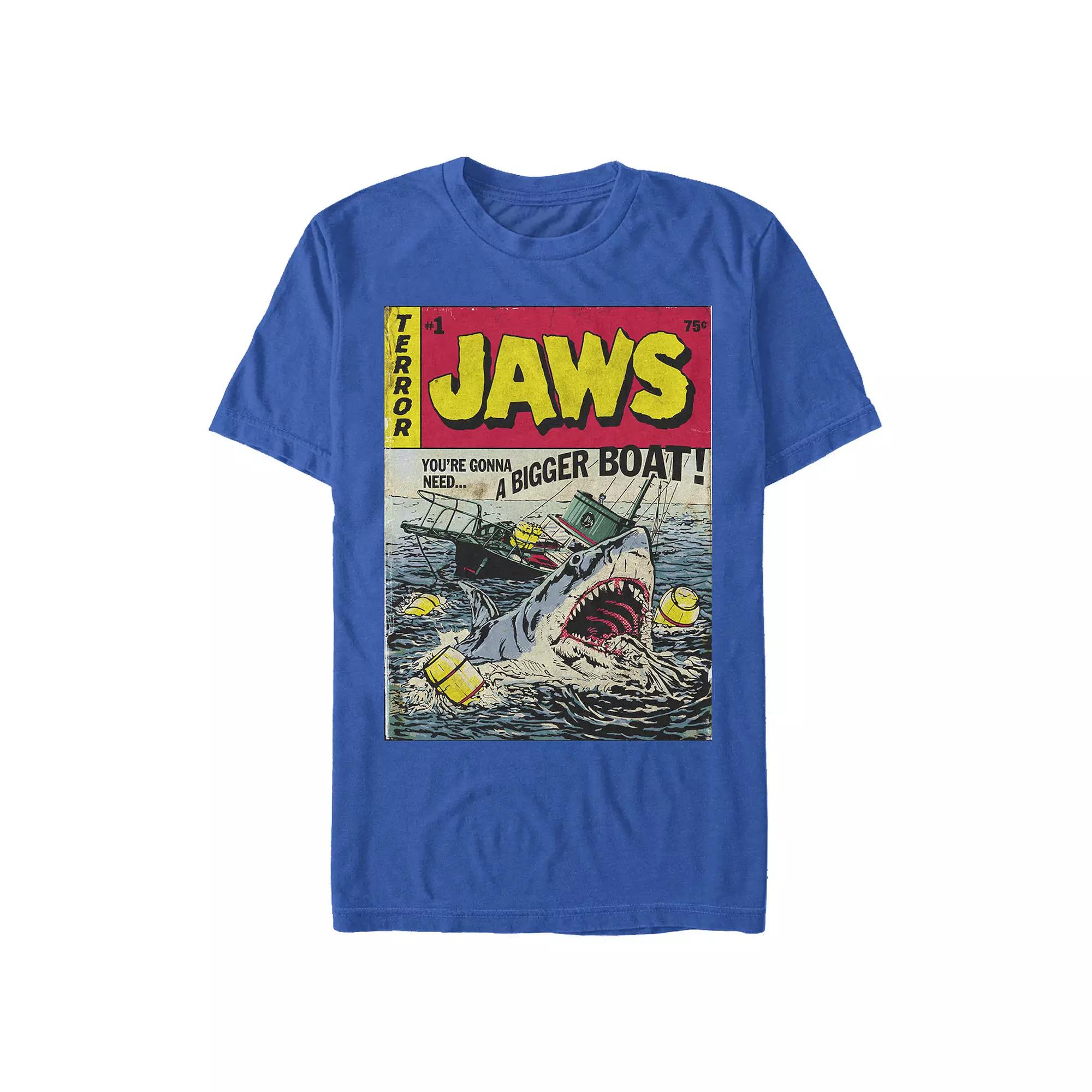 Men's Jaws Comic Book Cover Graphic Tee,  Product Image