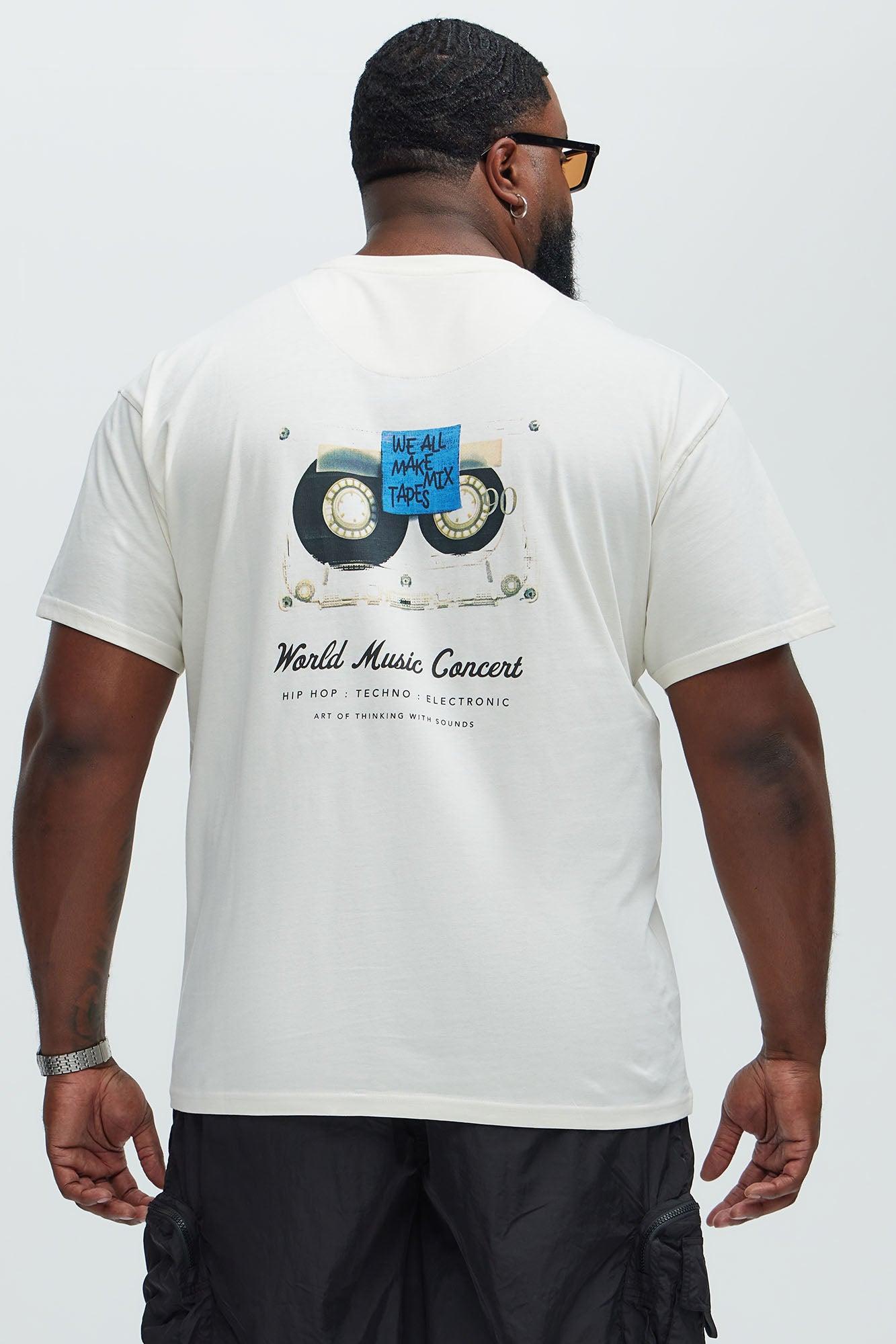 World Music Concert Short Sleeve Tee - Cream Product Image