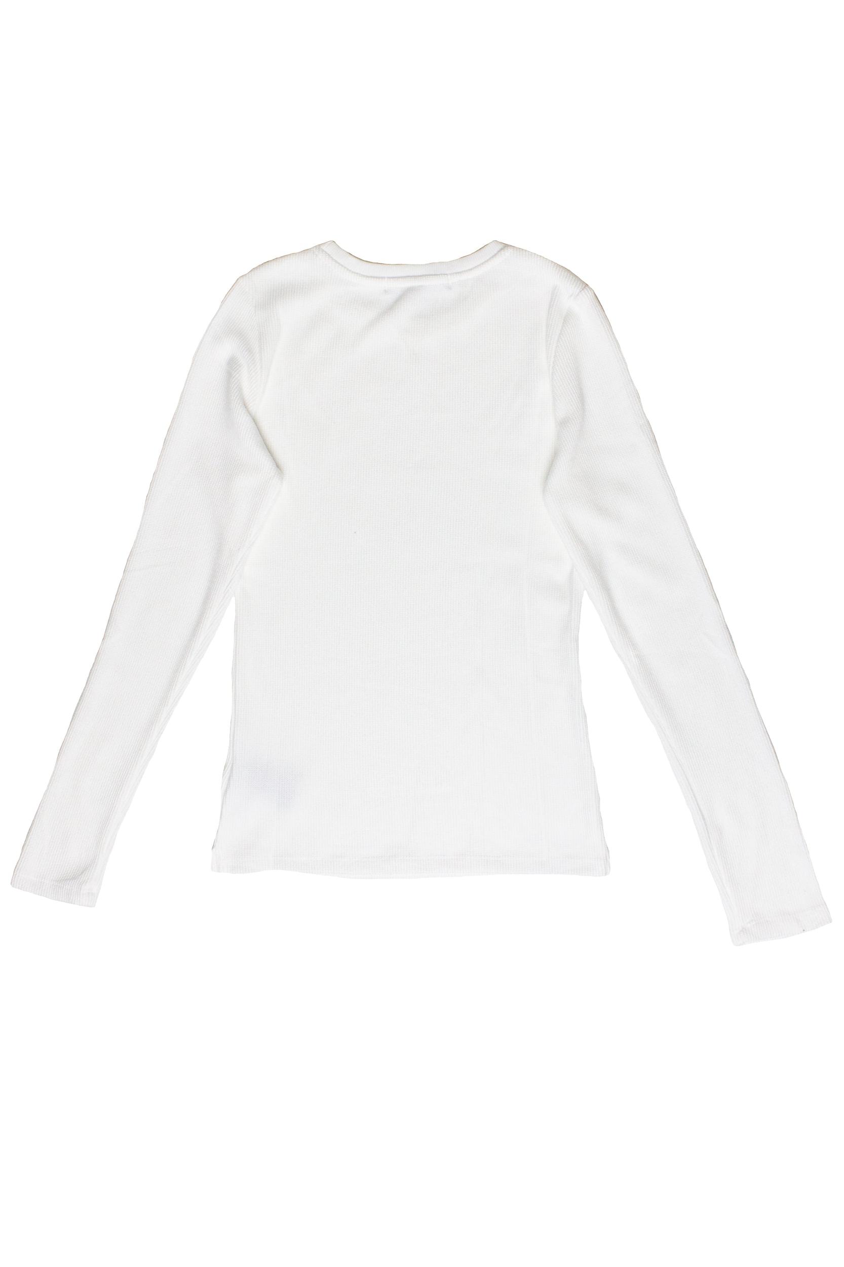 Soft Waffle Knit Long Sleeve Tee Product Image