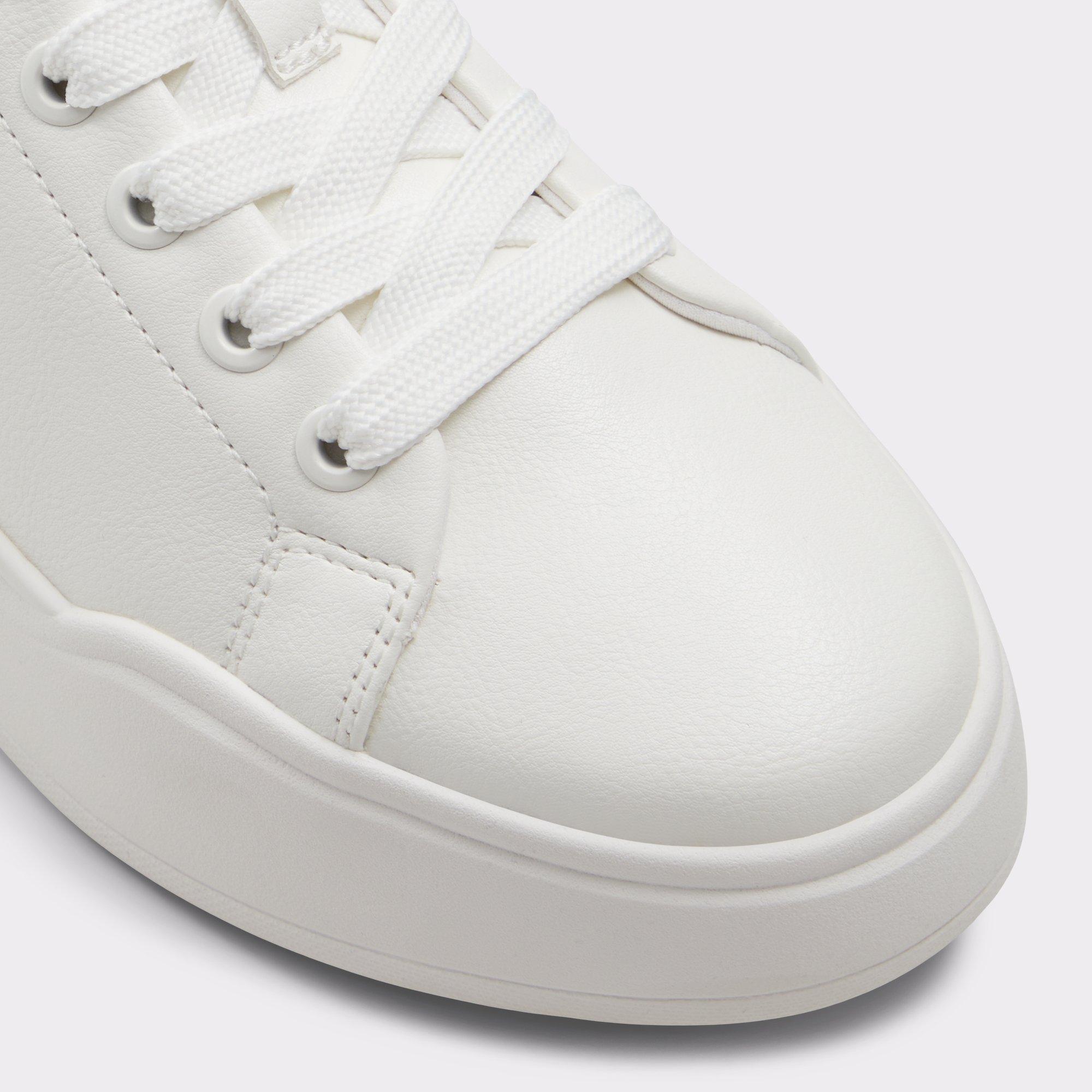 Halerenna White Combo Synthetic Smooth Women's Low top sneakers | ALDO US Product Image