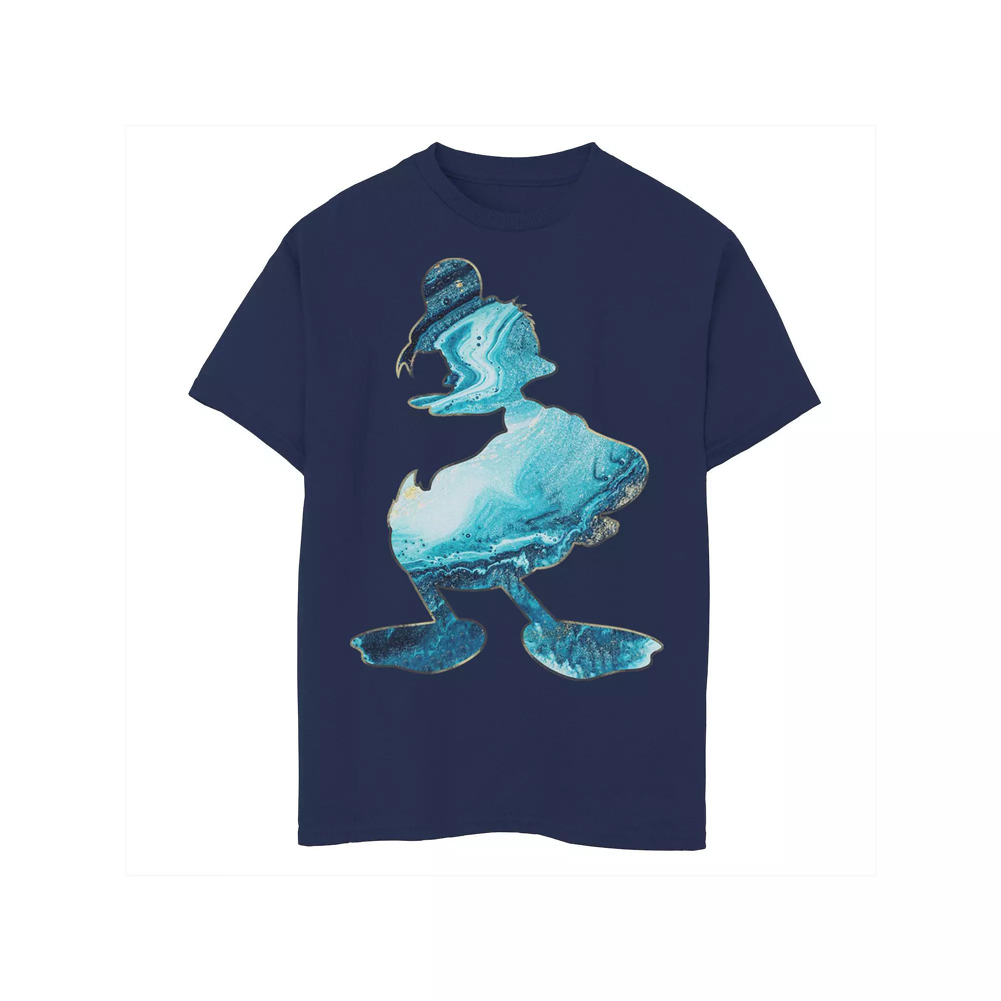 Disney's Donald Duck Boys 8-20 Paint Pour Portrait Tee, Boy's,  Product Image
