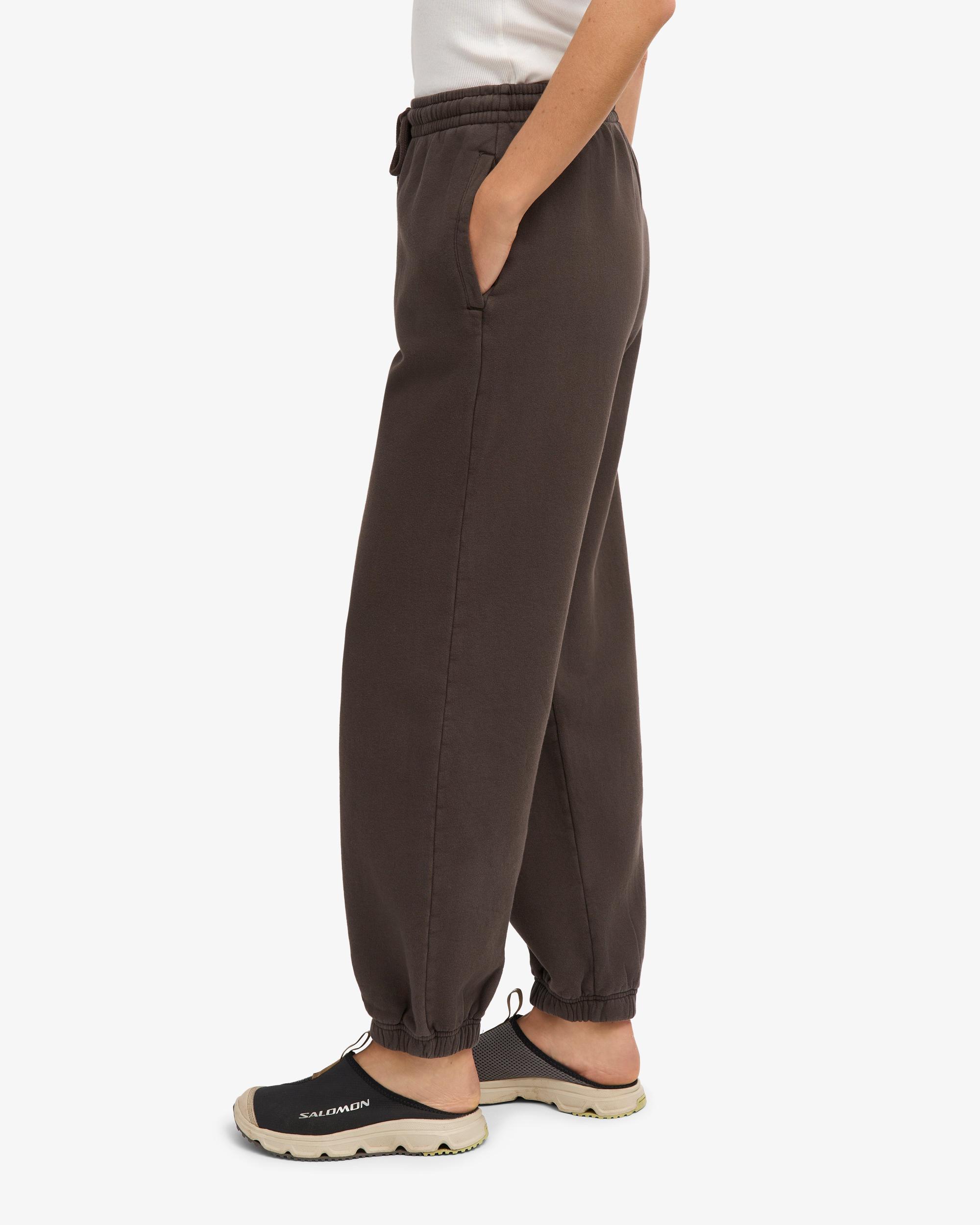 Organic Relaxed Sweatpants - Coffee Brown Product Image