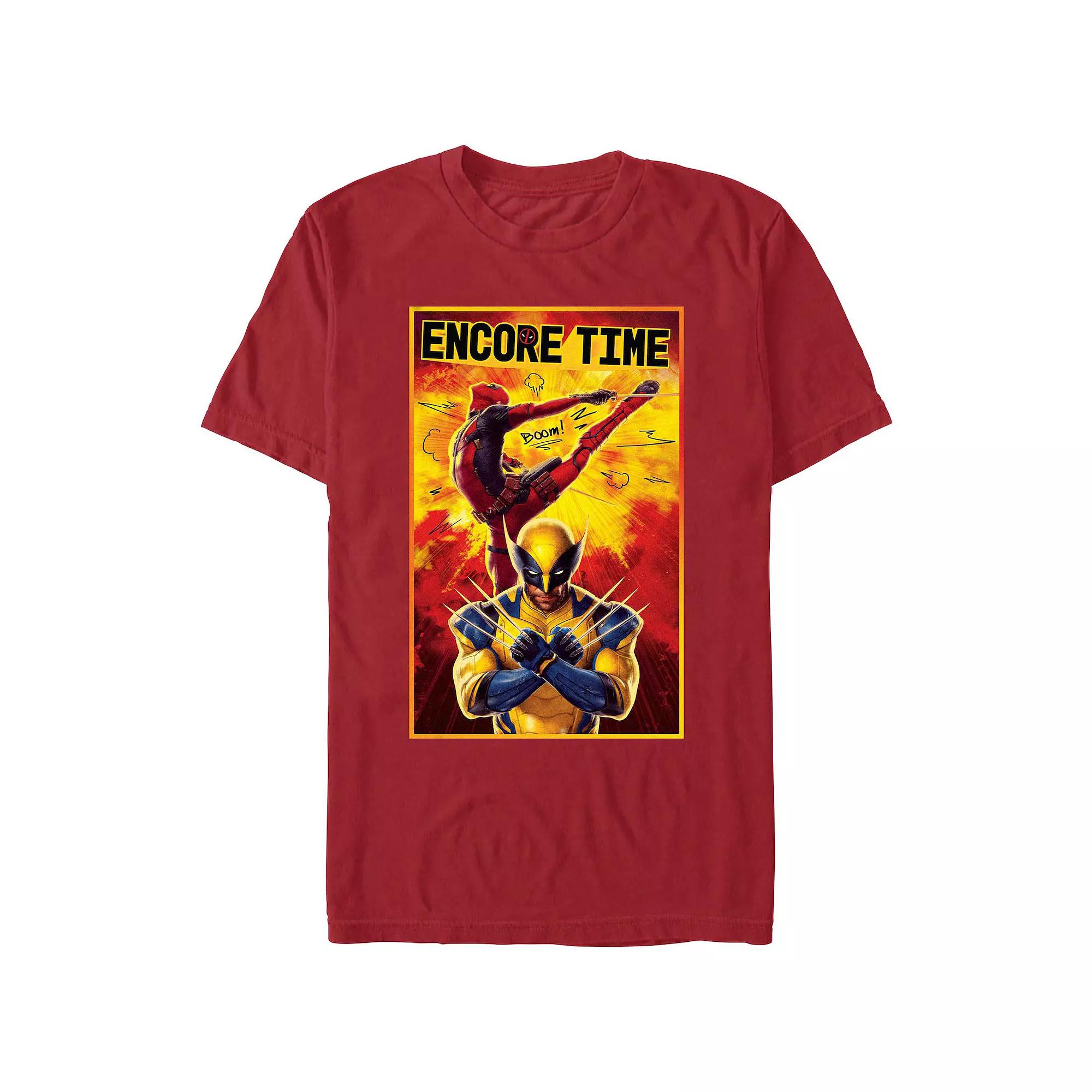 Men's Marvel Deadpool And Wolverine Encore Time Graphic Tee,  Product Image