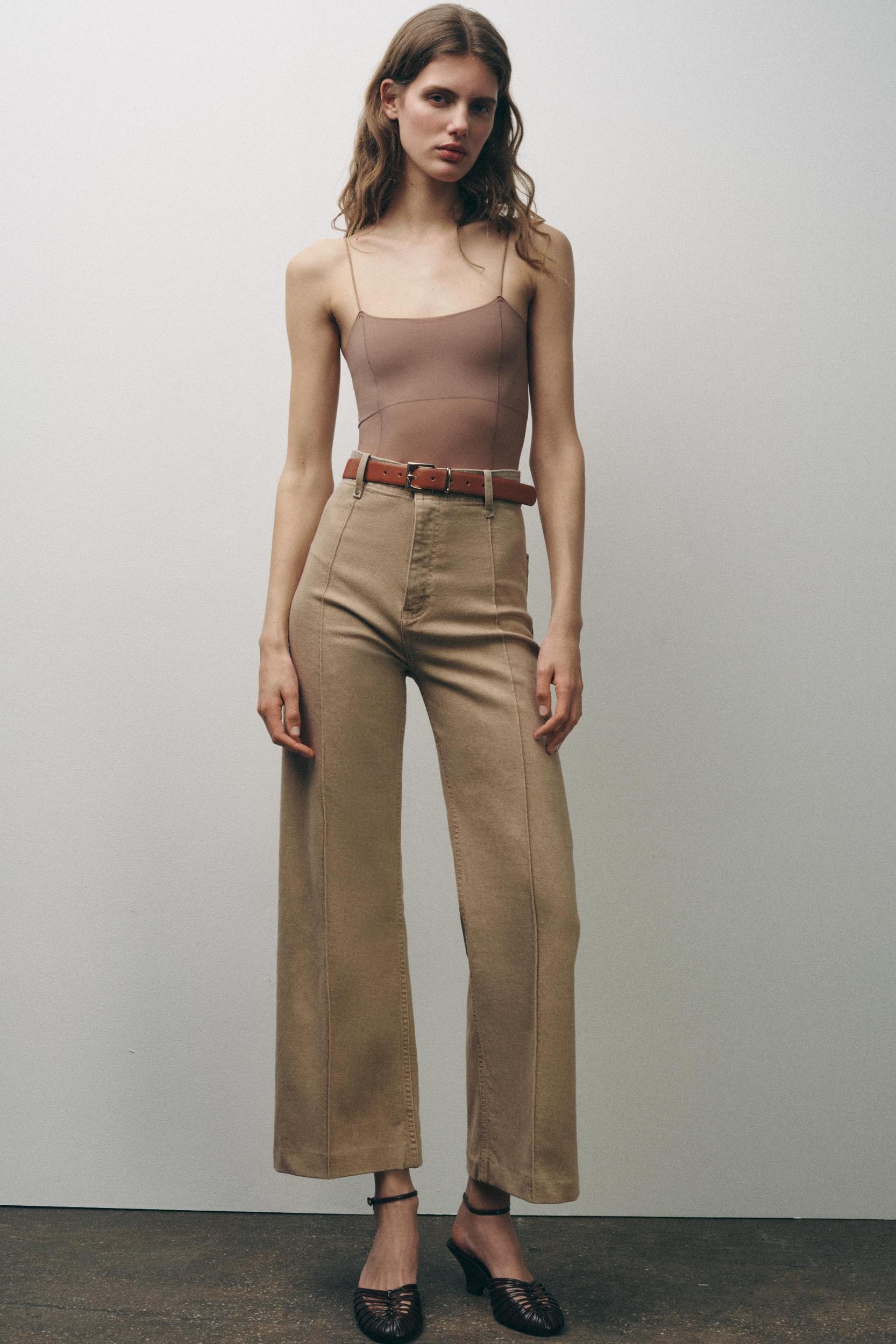 ZW COLLECTION HIGH WAIST WIDE LEG JEANS Product Image