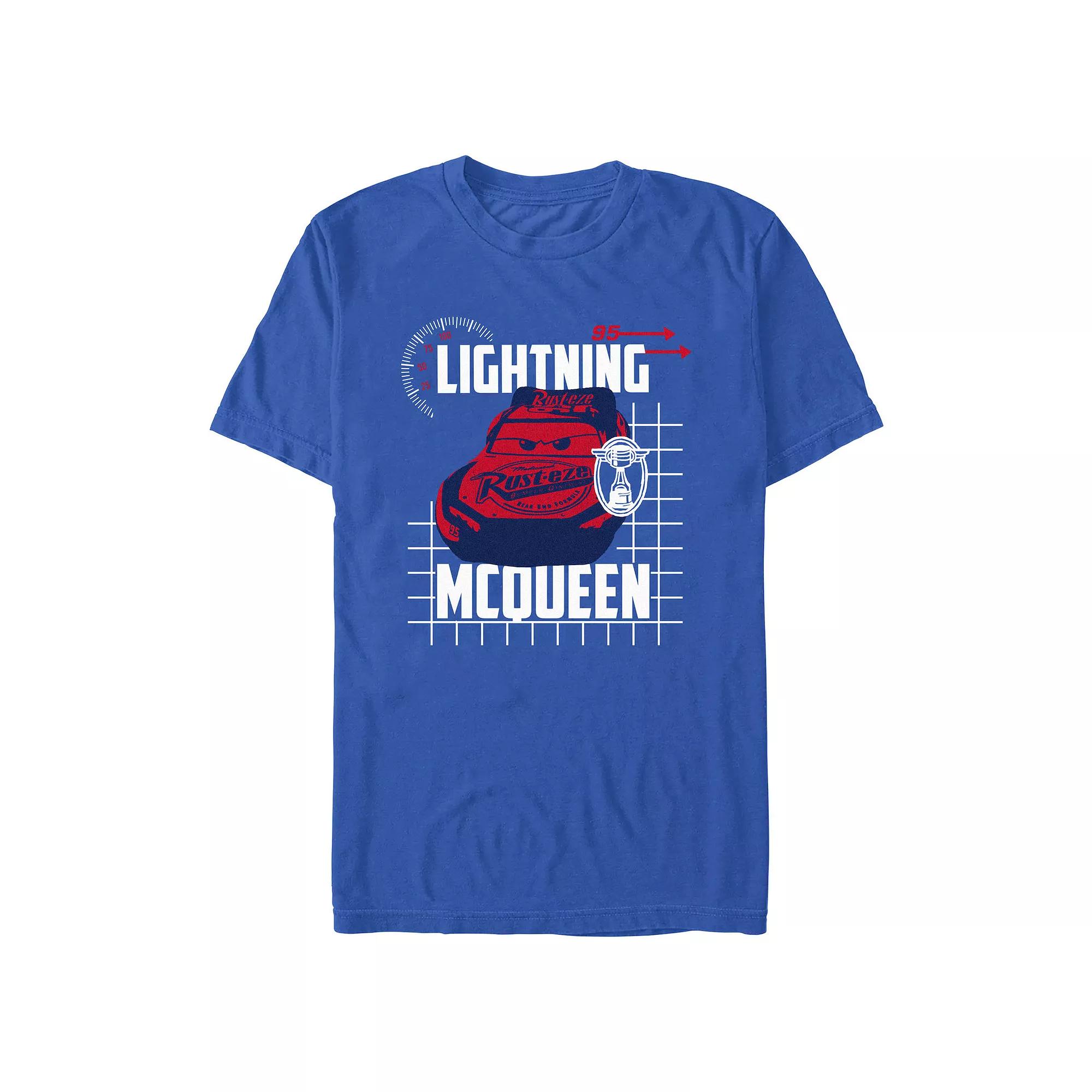Disney / Pixar's Cars Lightning McQueen Piston Cup Men's Graphic Tee,  Product Image