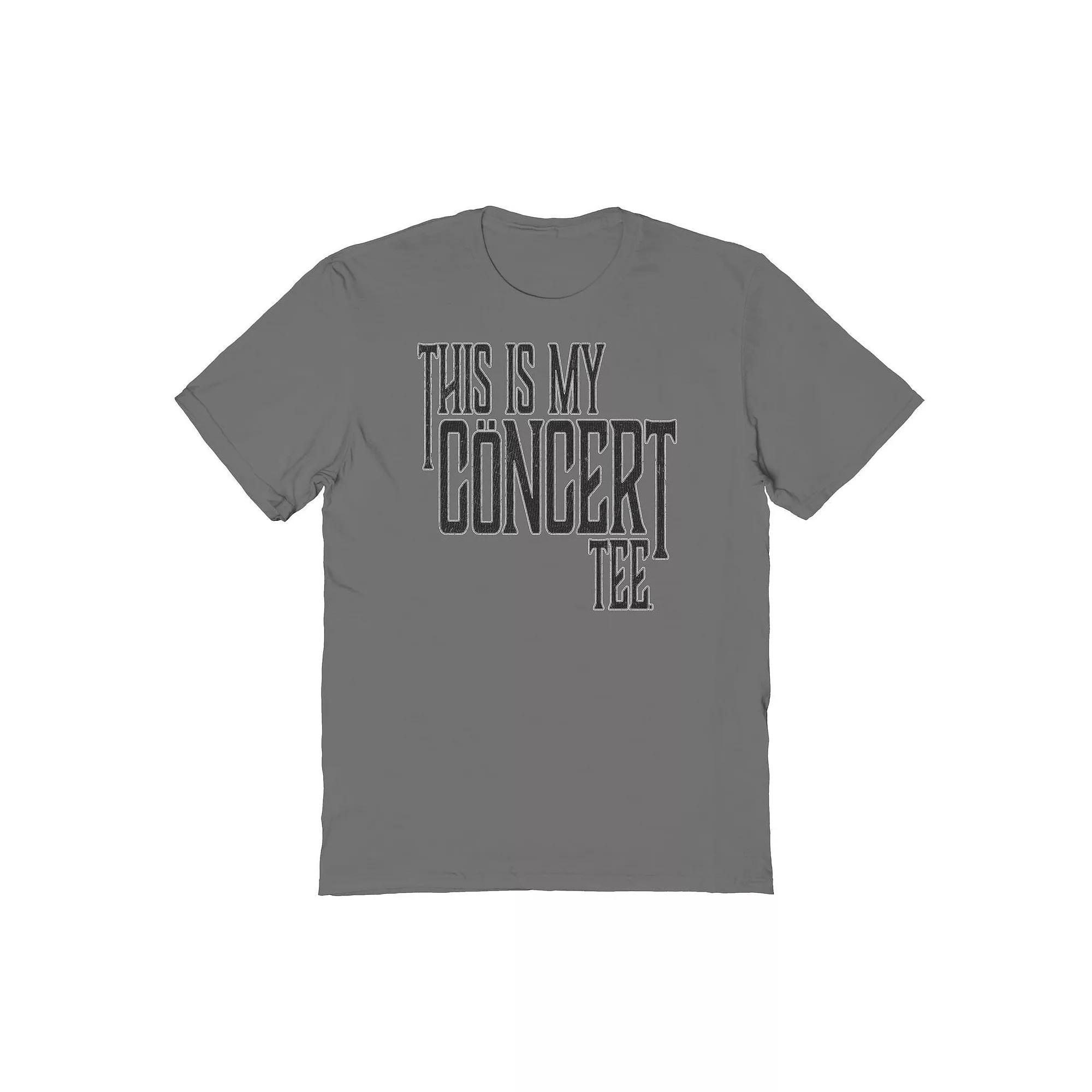Men's COLAB89 by Threadless My Punk Concert Graphic Tee, Size: Small, Grey Product Image