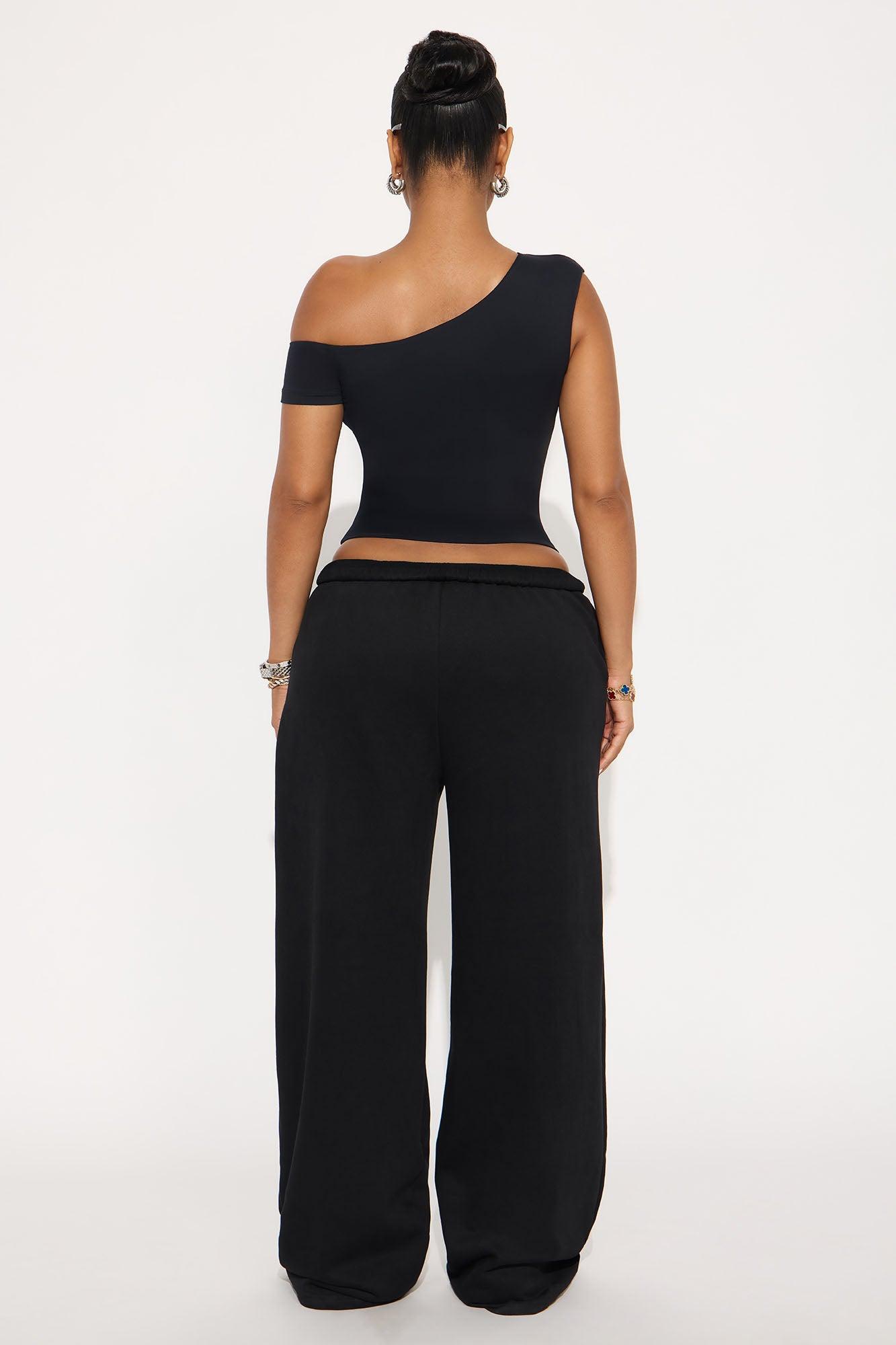Second Skin Double Lined Off Shoulder Top - Black Female Product Image