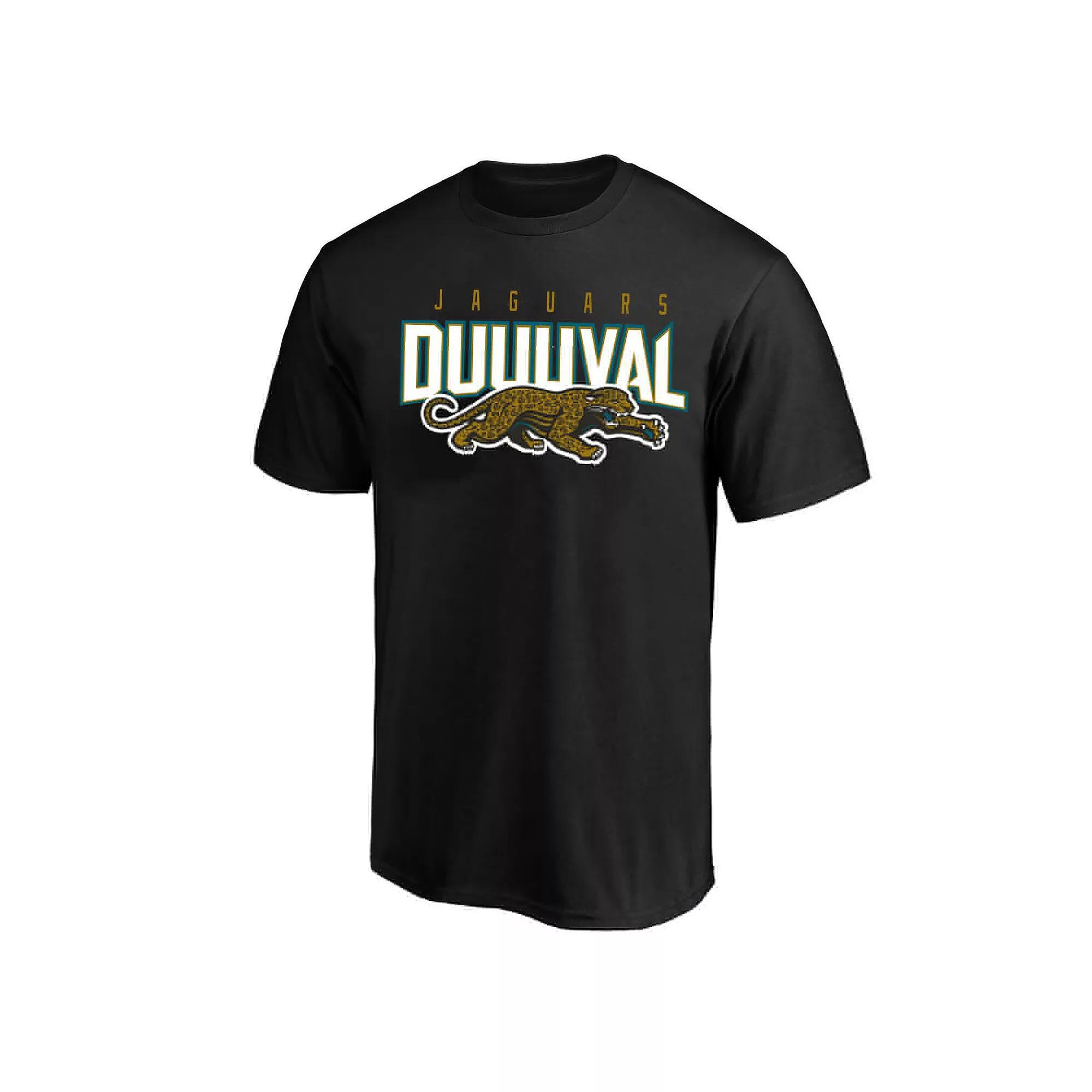 Men's Mitchell & Ness Black Jacksonville Jaguars Crew-Neck T-Shirt,  Product Image