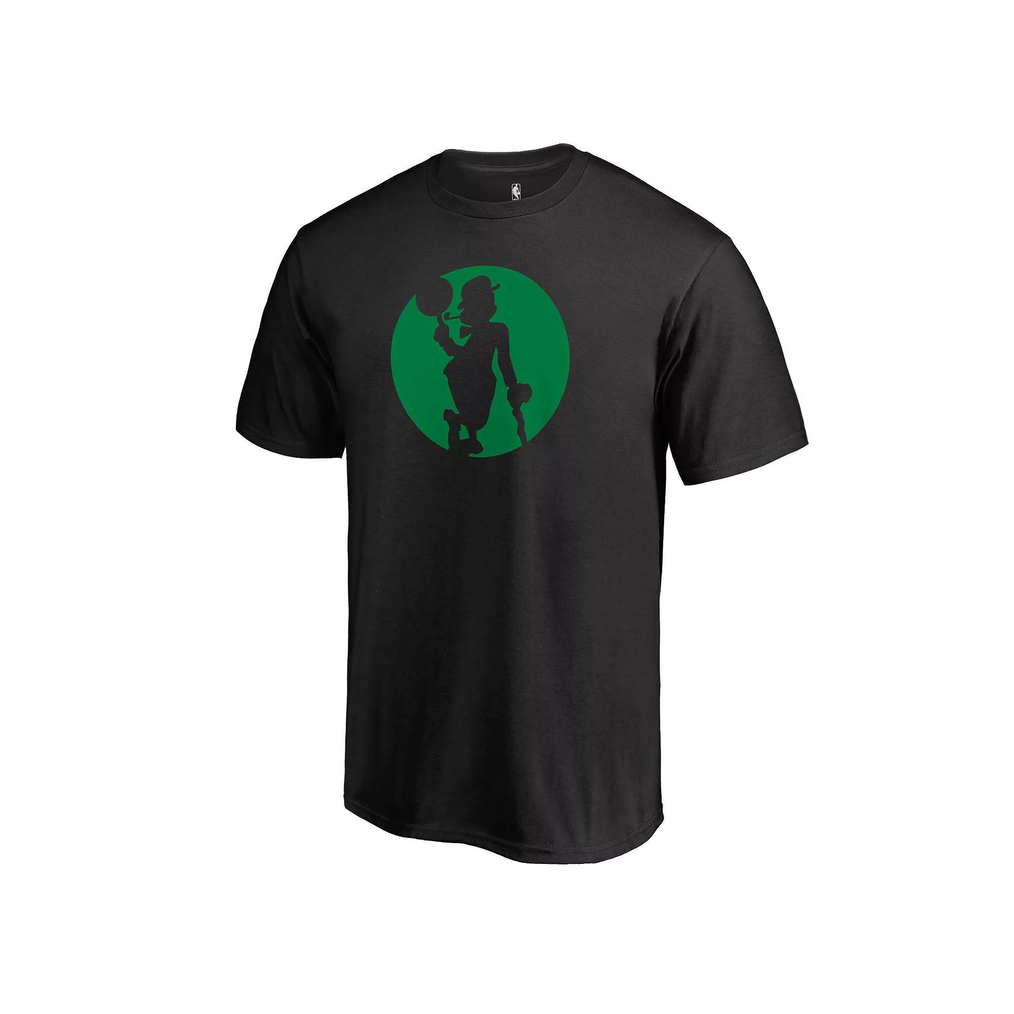 Men's Fanatics Branded Black Boston Celtics Alternate Logo T-Shirt,  Product Image