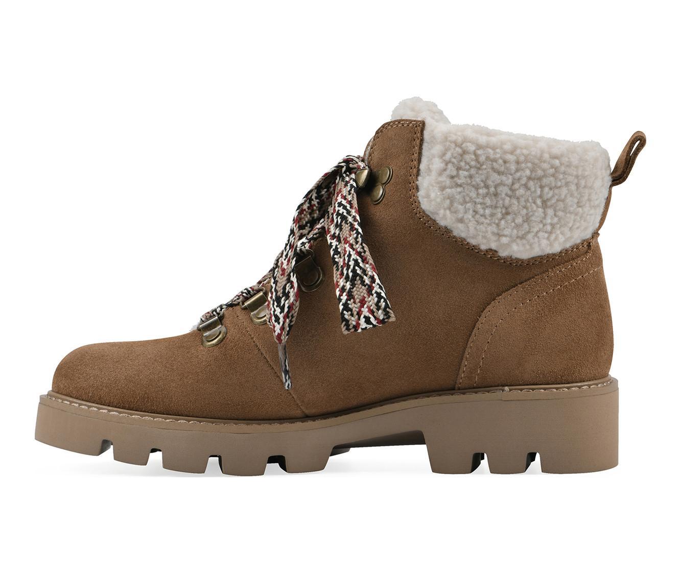 Women's White Mountain Gloving Lace Up Winter Booties Product Image