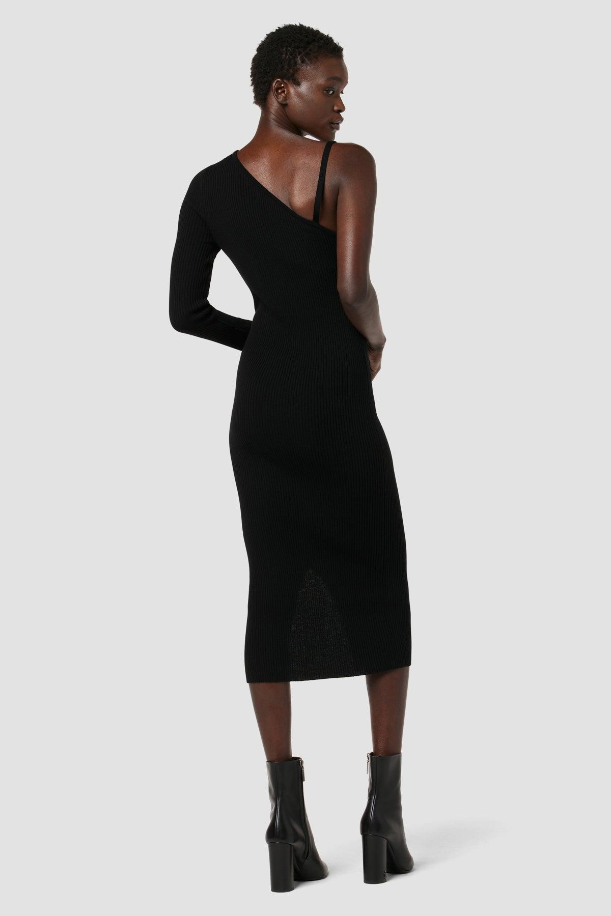 Asymmetrical Long Sleeve Dress Female Product Image