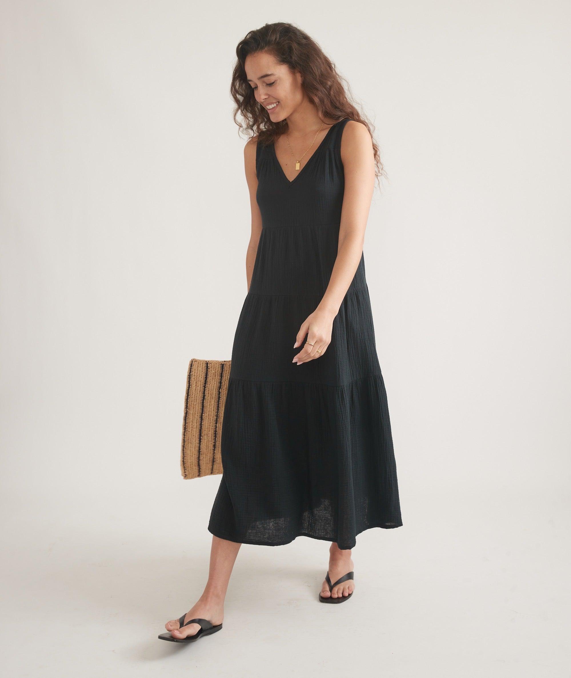 Corinne Double Cloth Maxi Dress Product Image