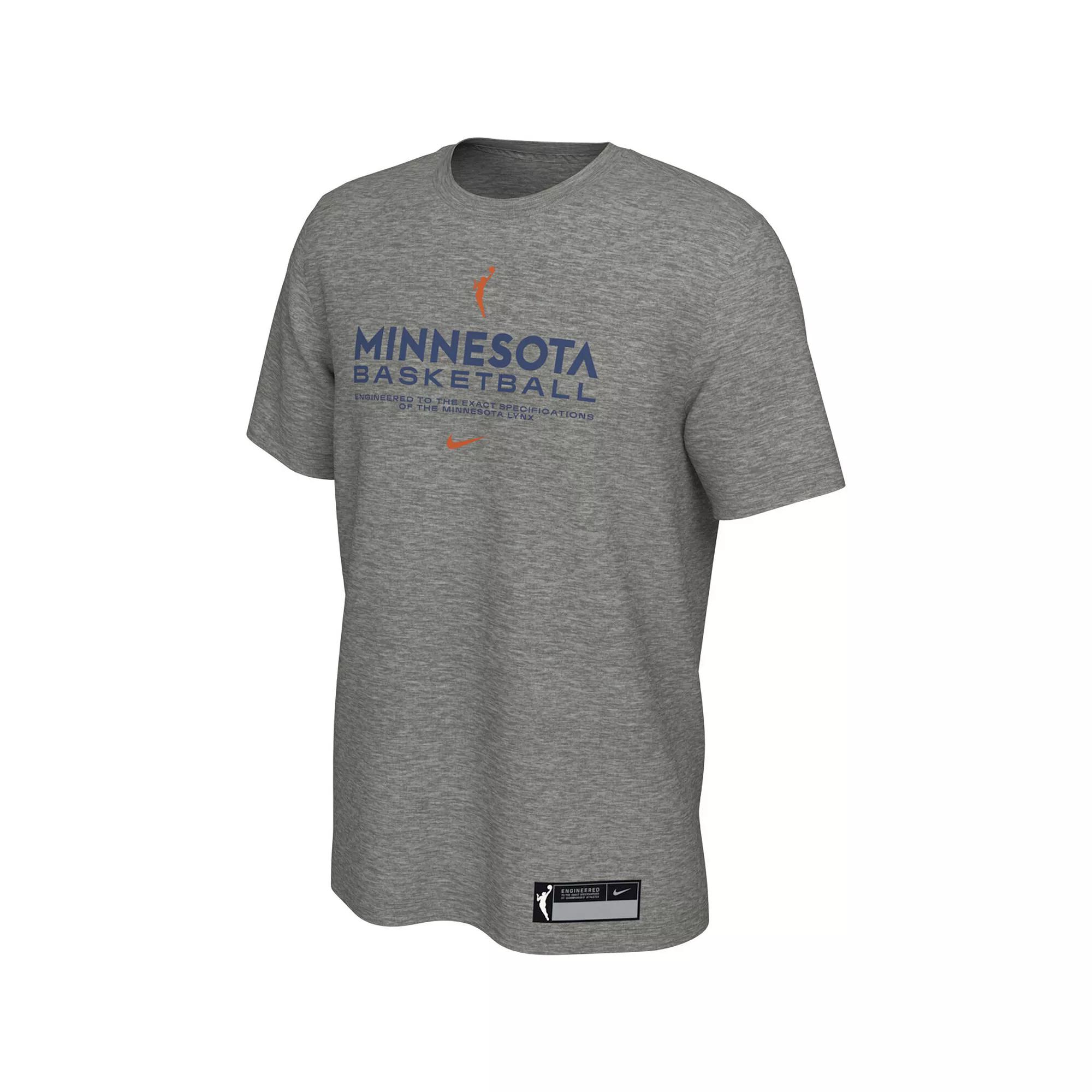 Men's Nike Gray Minnesota Lynx On-Court Legend Essential Practice Performance T-Shirt,  Product Image