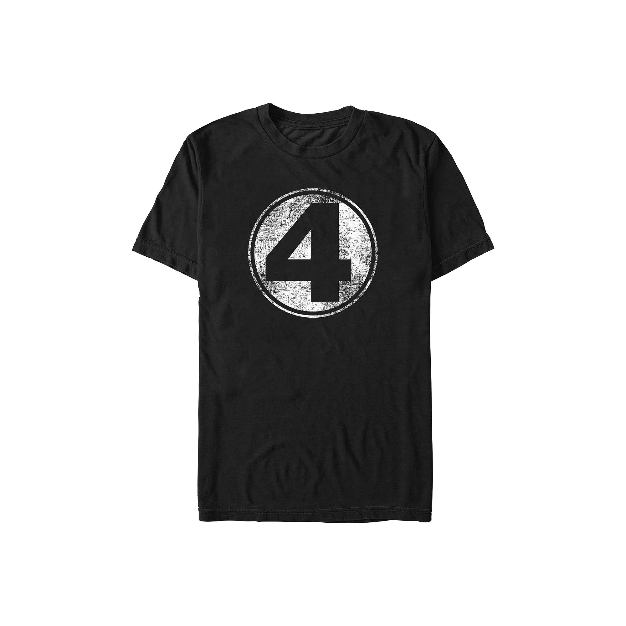 Big & Tall Marvel Fantastic Four Distressed Logo Graphic Tee, Men's,  Product Image