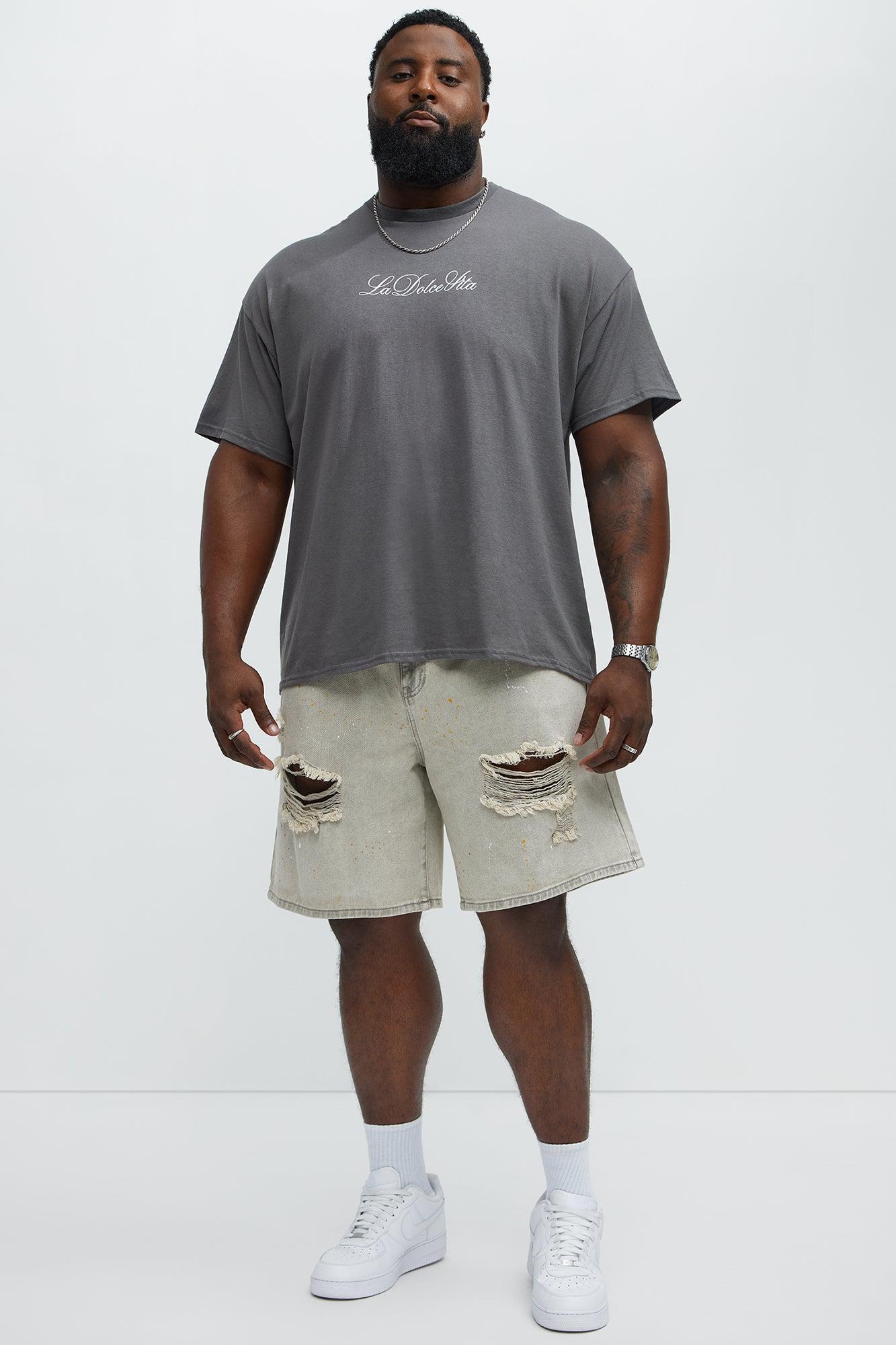 La Dolce Vita Short Sleeve Tee - Charcoal Male Product Image