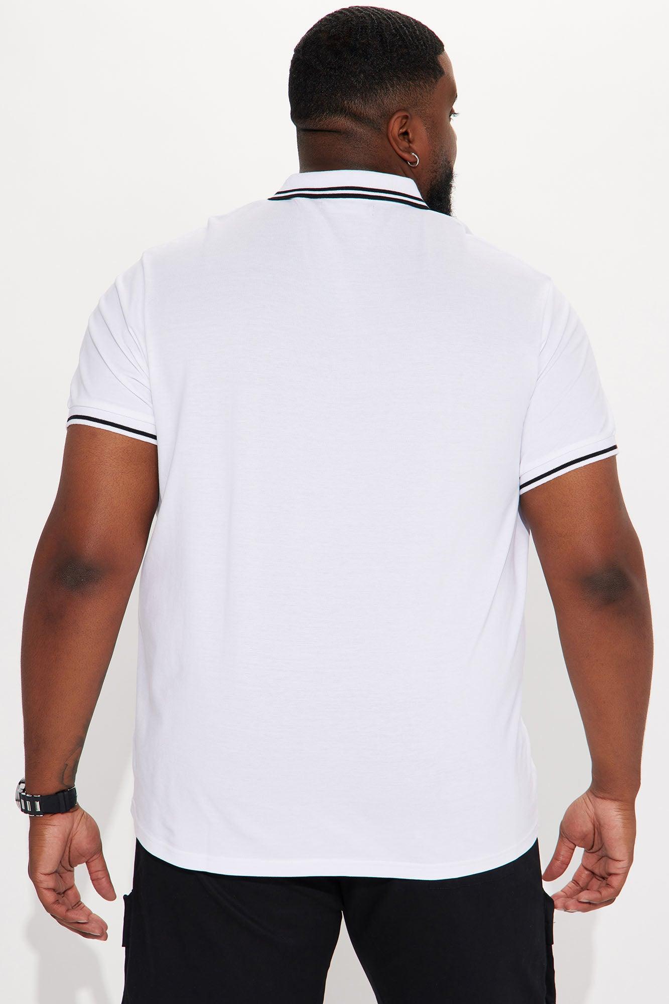 Wilson Short Sleeve Polo - White Product Image