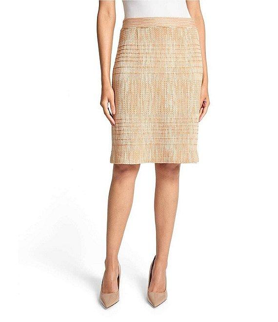 MISOOK Melange Knit High Rise Straight Skirt Product Image