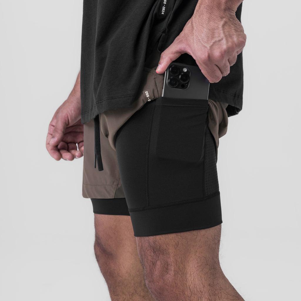 0865. Tetra-Lite® 5" Liner Short - Black "Wings"/Black Male Product Image