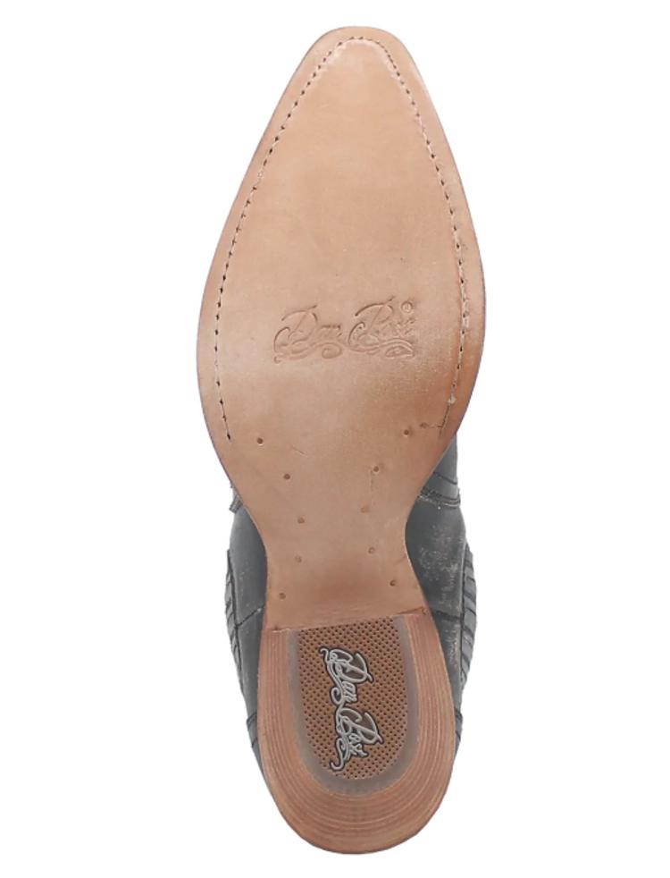 SALE Dan Post® Ladies' Shay 8" Black Bootie with Python Inlay Product Image