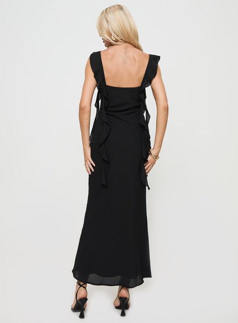 Lanai Maxi Dress Black Product Image