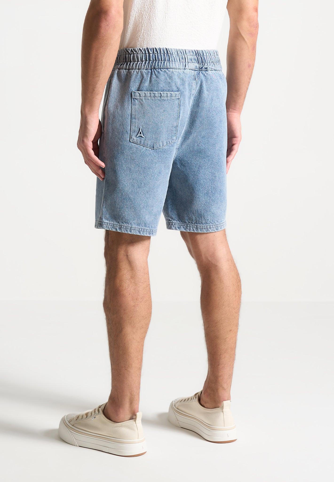 Denim Shorts - Mid Blue Male Product Image