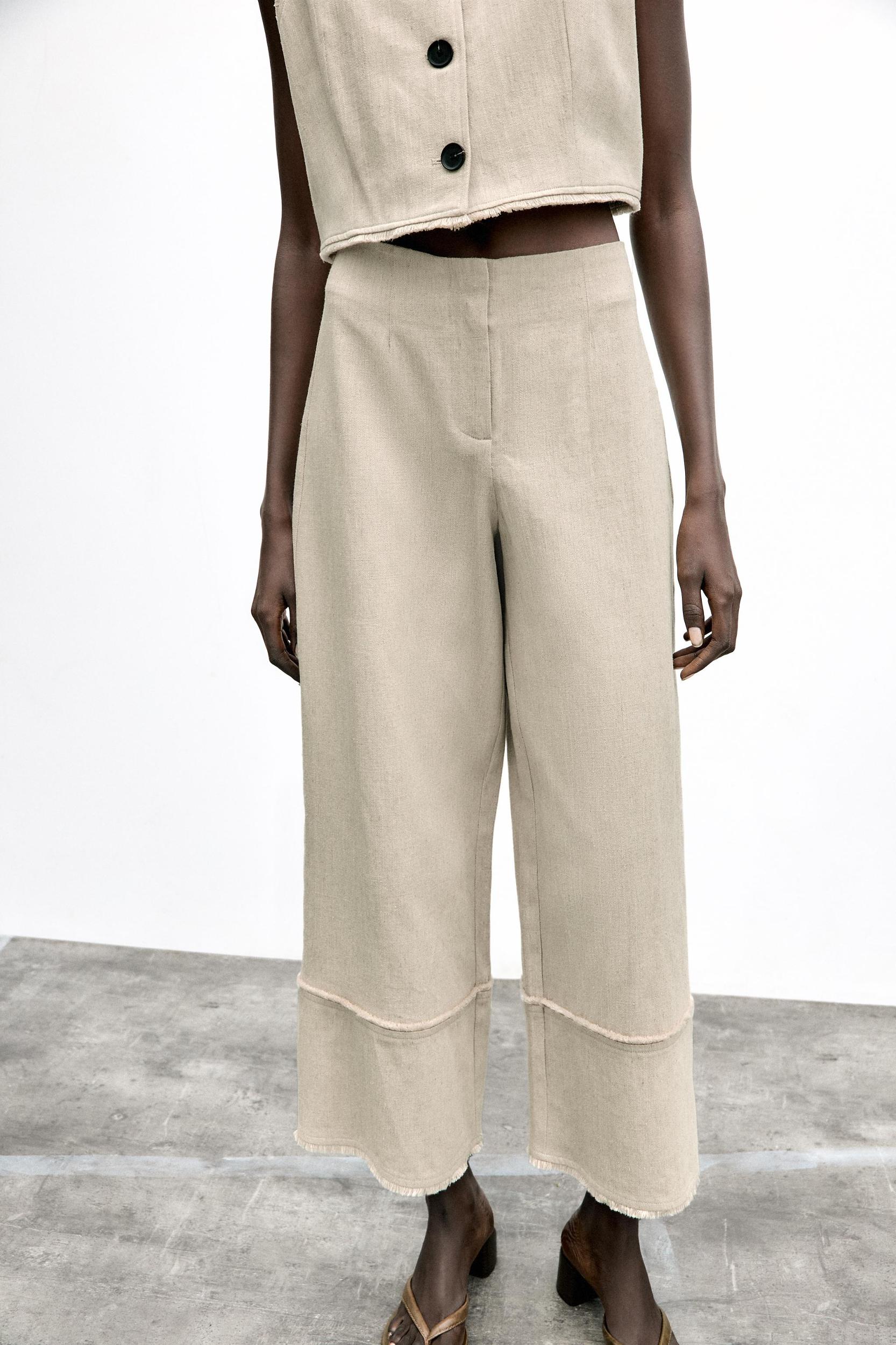 RUSTIC FRAYED PANTS Product Image