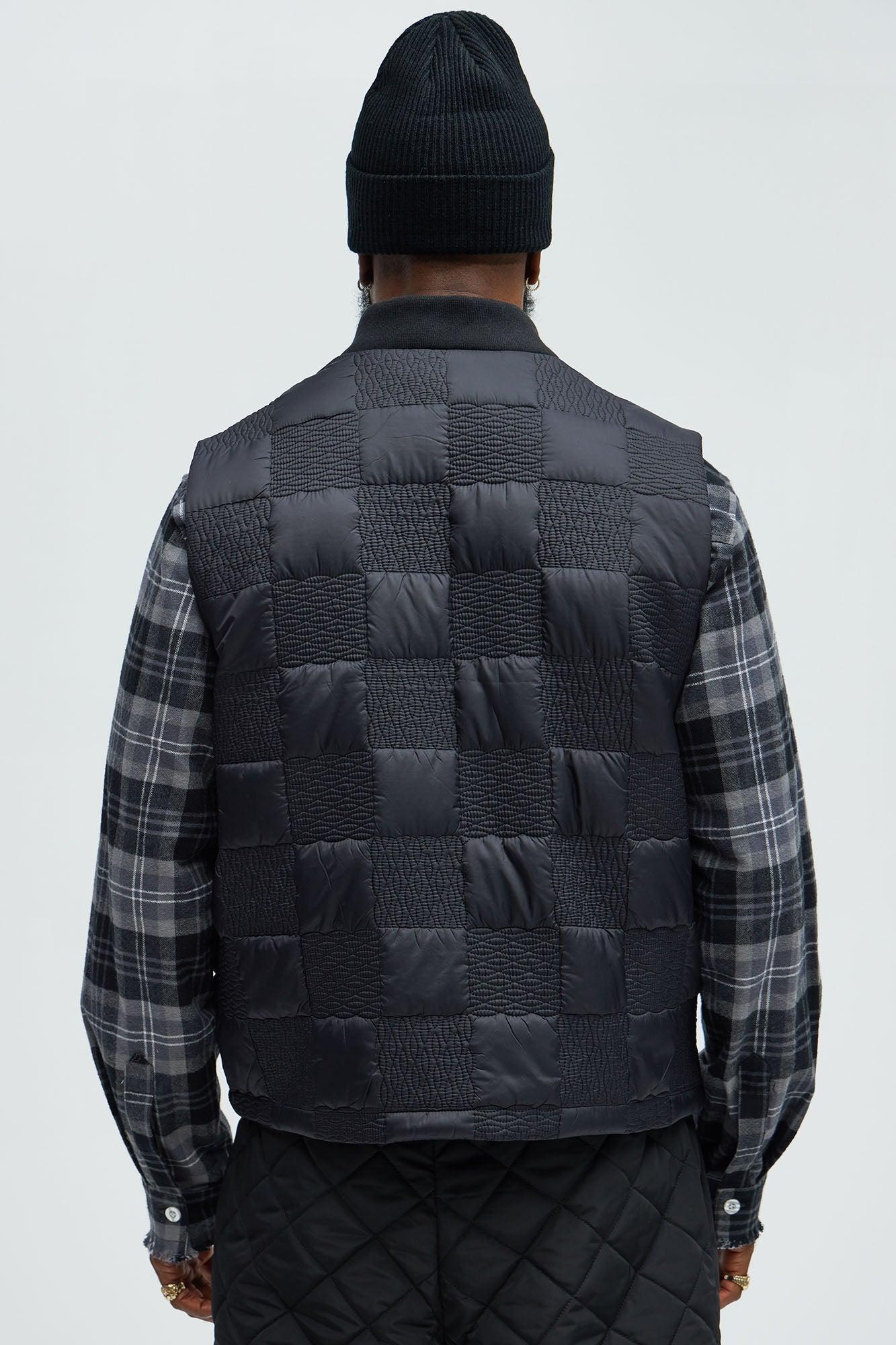 Easton Quilted Vest - Black Product Image