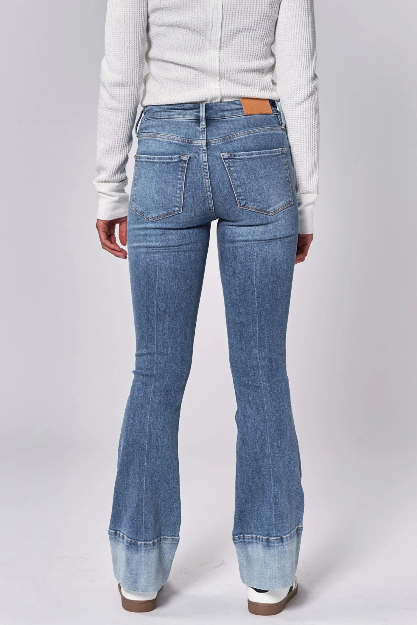 Jaxtyn Midrise Bootcut with Faded Hem Product Image